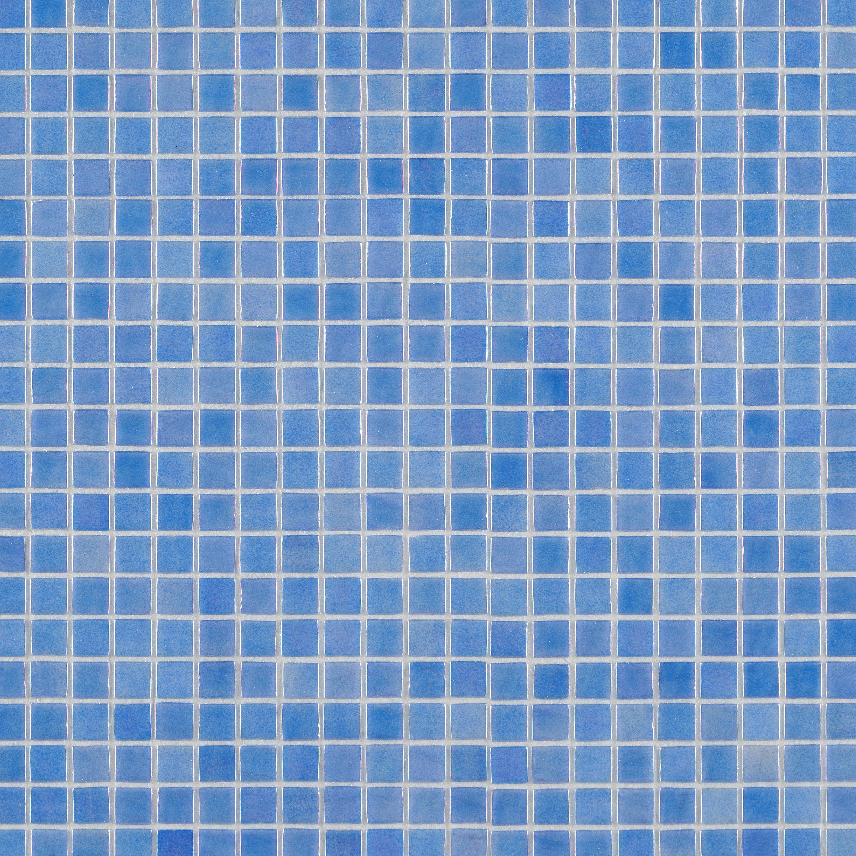 Whirlpool Blue Polished Glass Mosaic Tile 12" x 18"