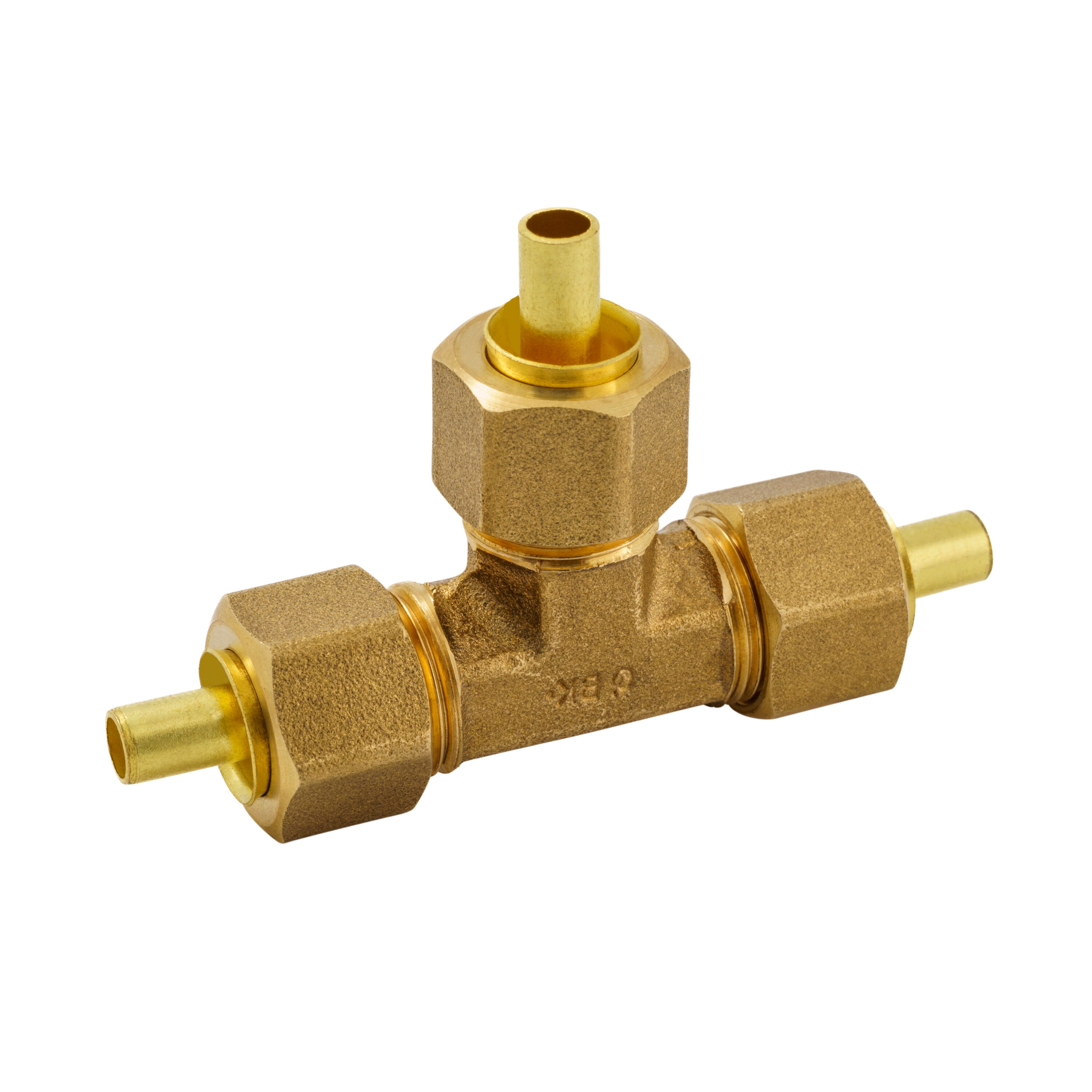 Proline Series 3/8-in x 3/8-in Compression Tee Fitting in the Brass  Fittings department at