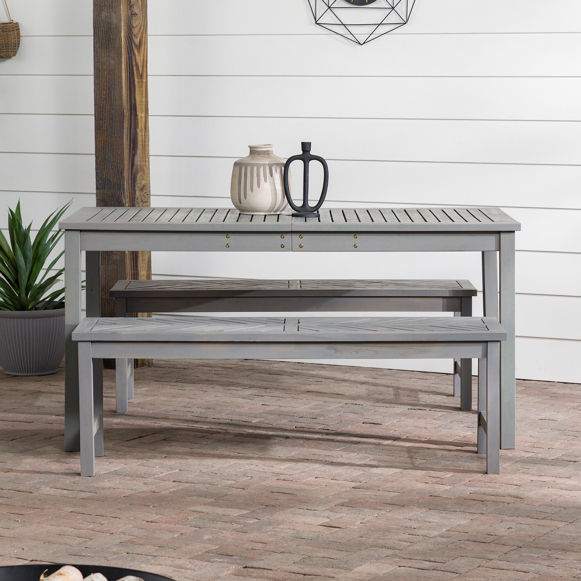 Walker Edison LWW3DGVINGW Patio-Dining-Sets - View #2