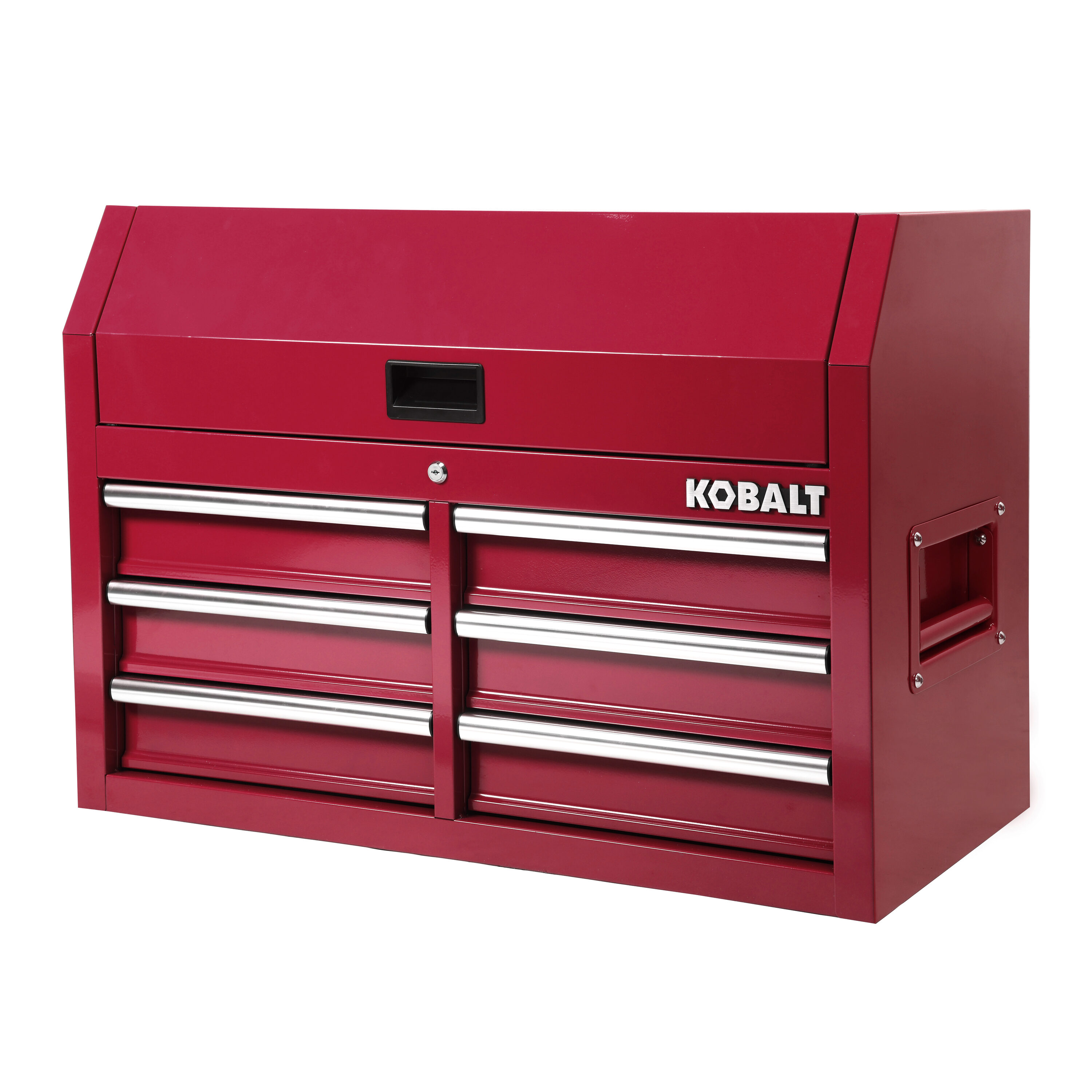 35.6-in W x 24.8-in H 6-Drawer Steel Tool Chest (Red) | - Kobalt 19215