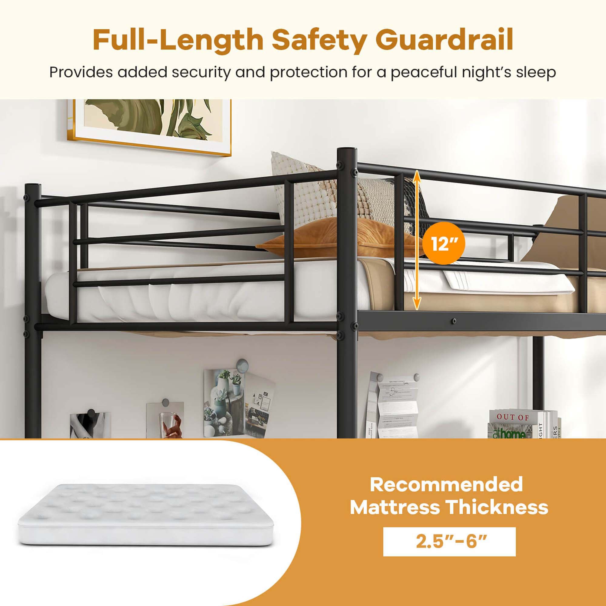 Costway HCST04092 Bunk-Beds - View #4