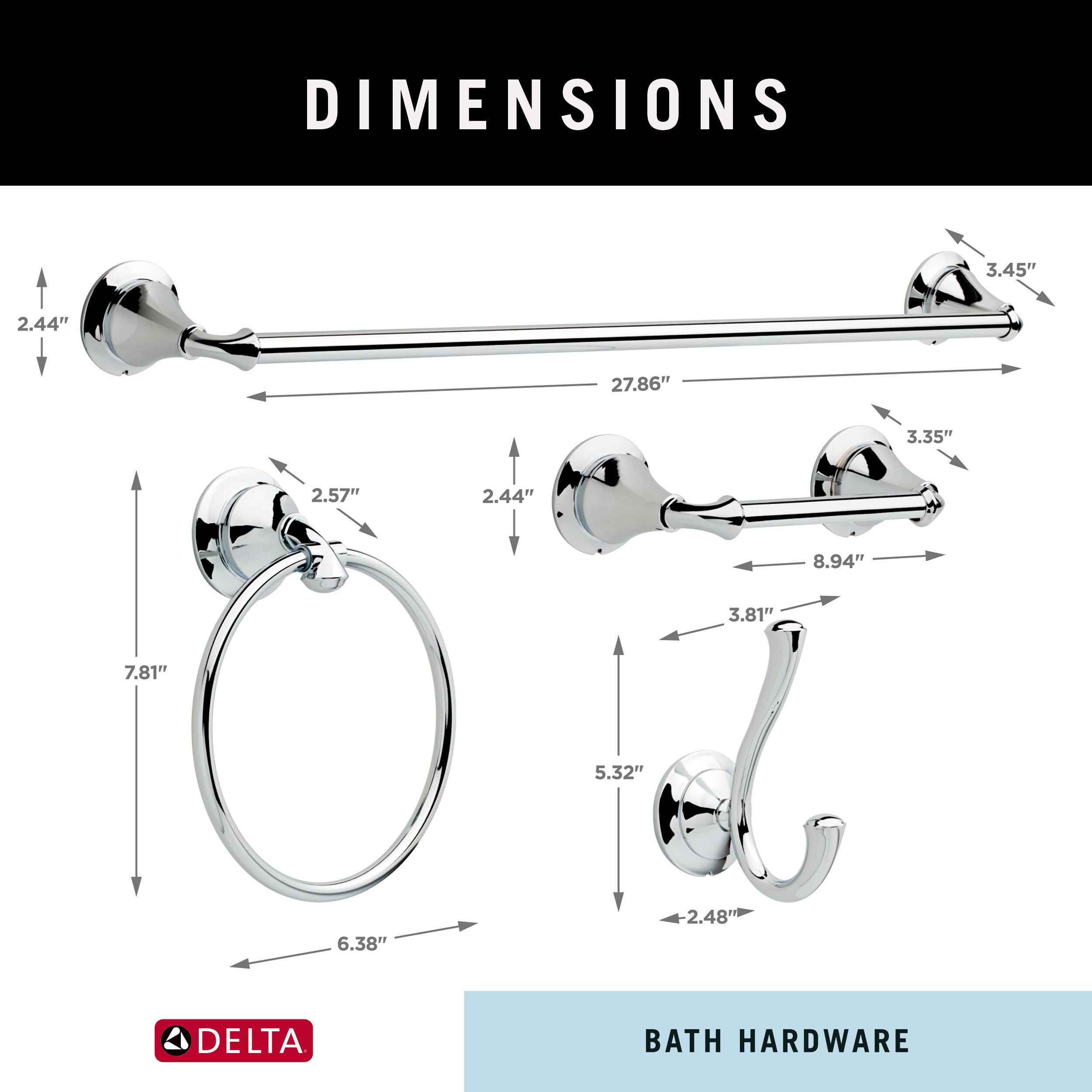 Delta LIN64-PC-VK Decorative-Bath-Hardware-Kits - View #7