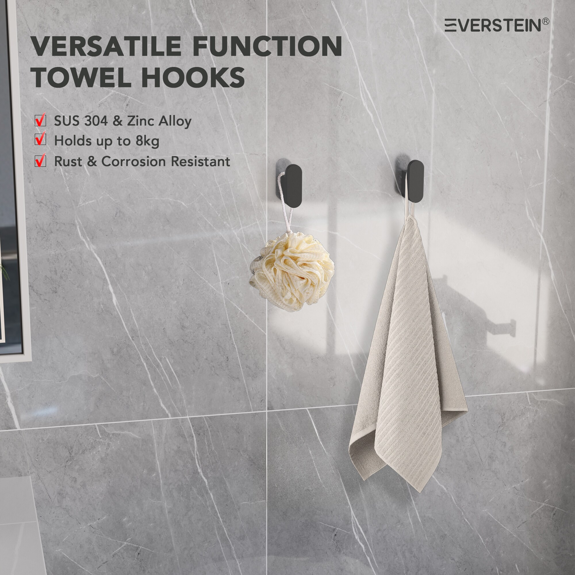 EVERSTEIN Q-832-OTOP Decorative-Bath-Hardware-Kits - View #7
