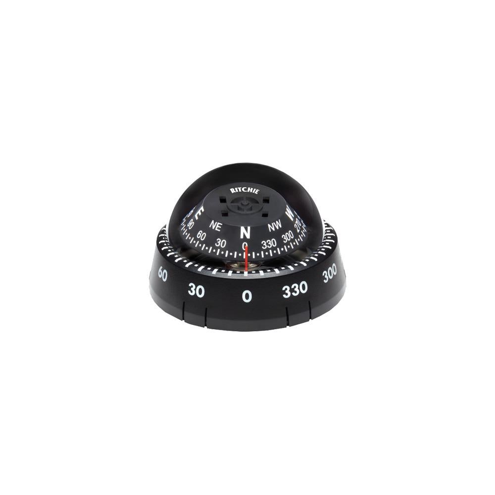  SWDMR203 Ritchie Compasses RITC-XP-99 2.75 in. White Dial Kayak Mount Compass, Black