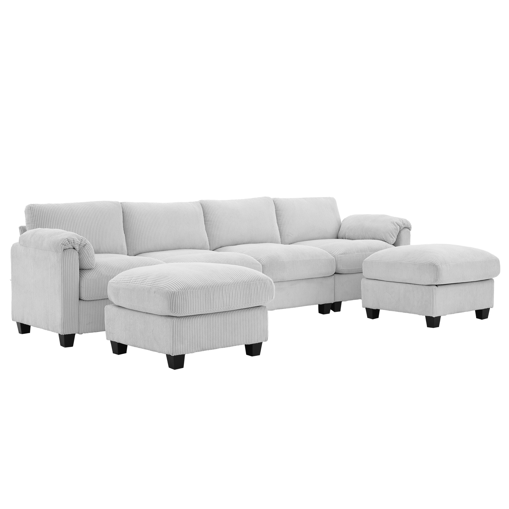 VOUA SAF-DXDRZJ4-GY1 Sofas-Loveseats - View #14