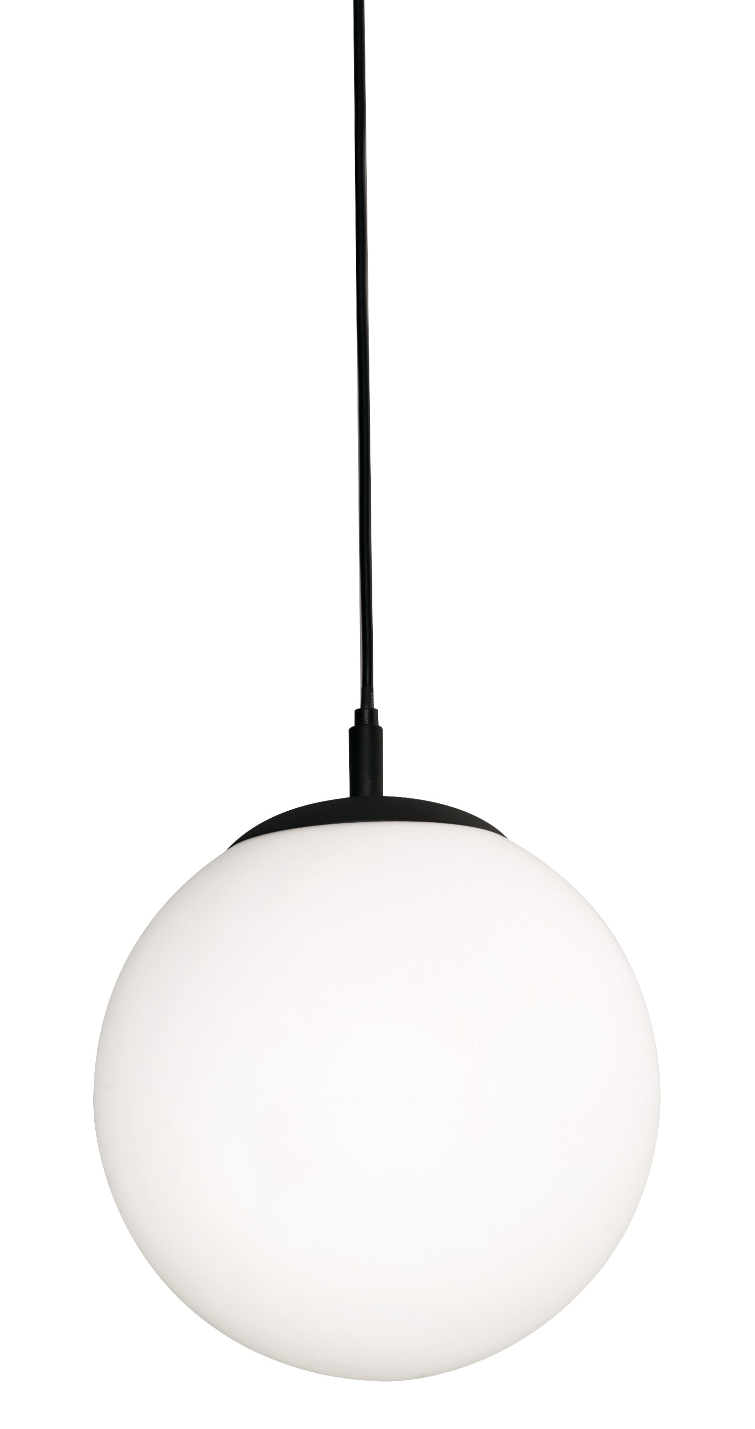AFX LRTP11MBBK Loretto Black Transitional Clear glass Globe Medium Hanging Pendant light