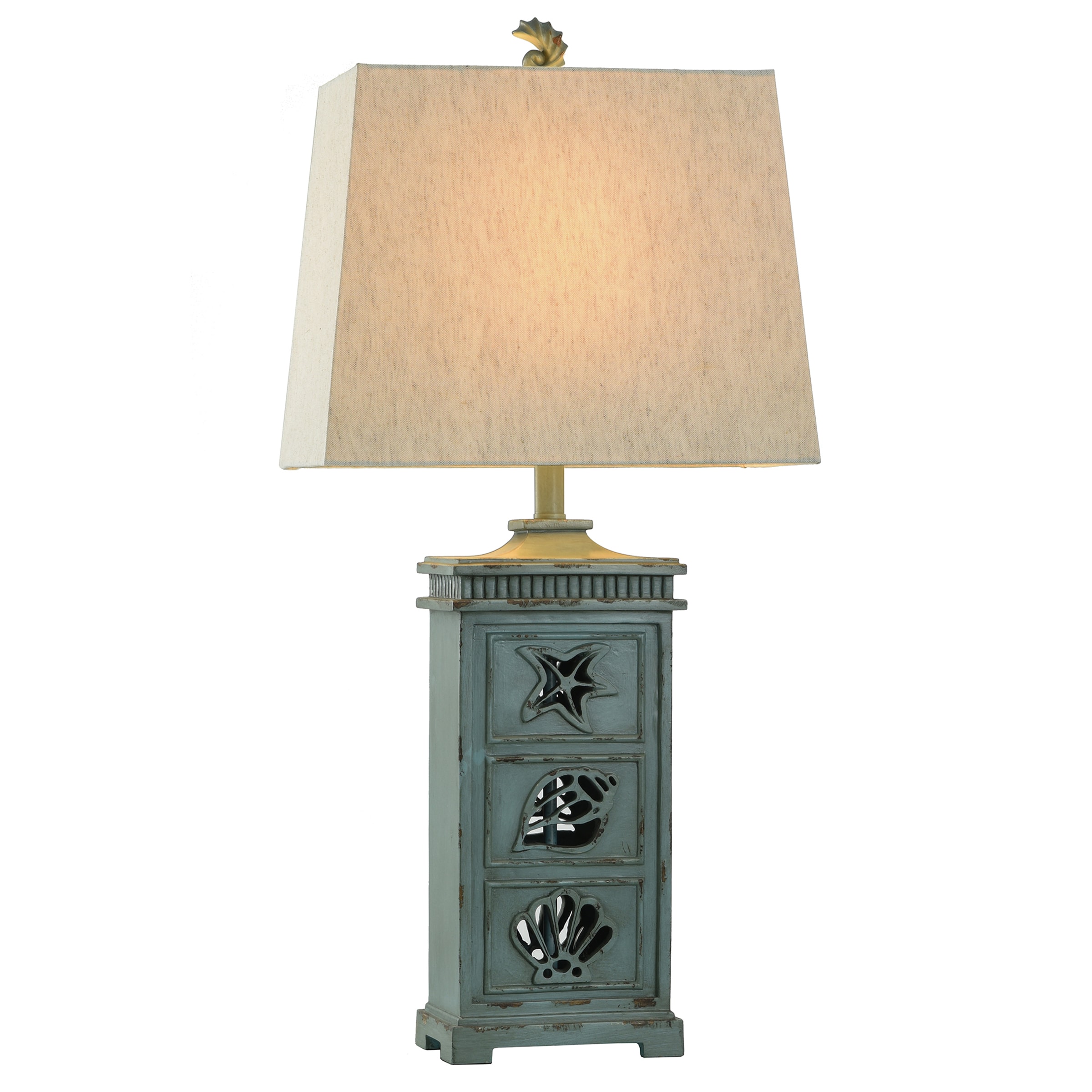 StyleCraft Home Collection Blue Table Lamps at Lowes.com