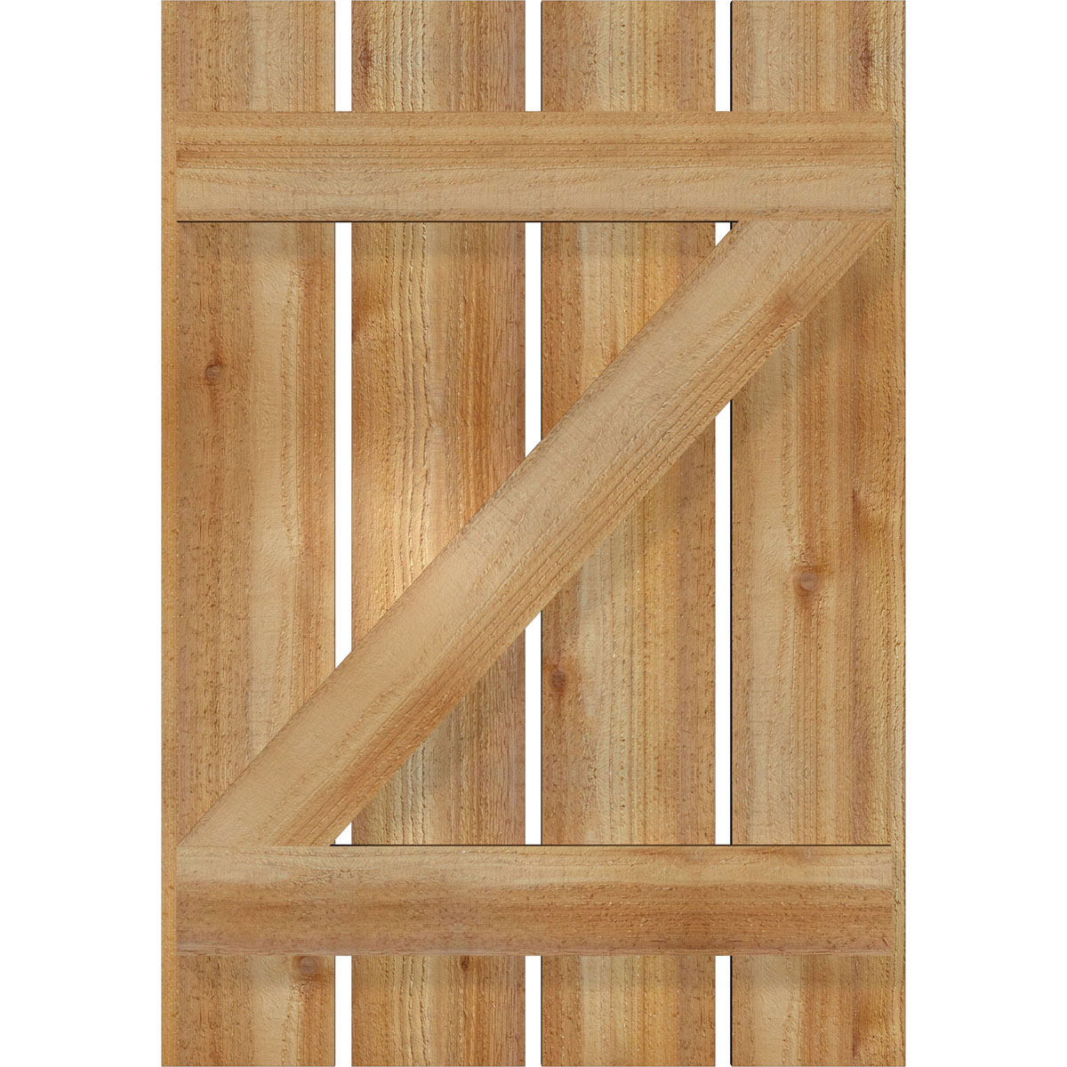 Ekena Millwork RBS06Z23X033RWR Exterior-Shutters - View #5
