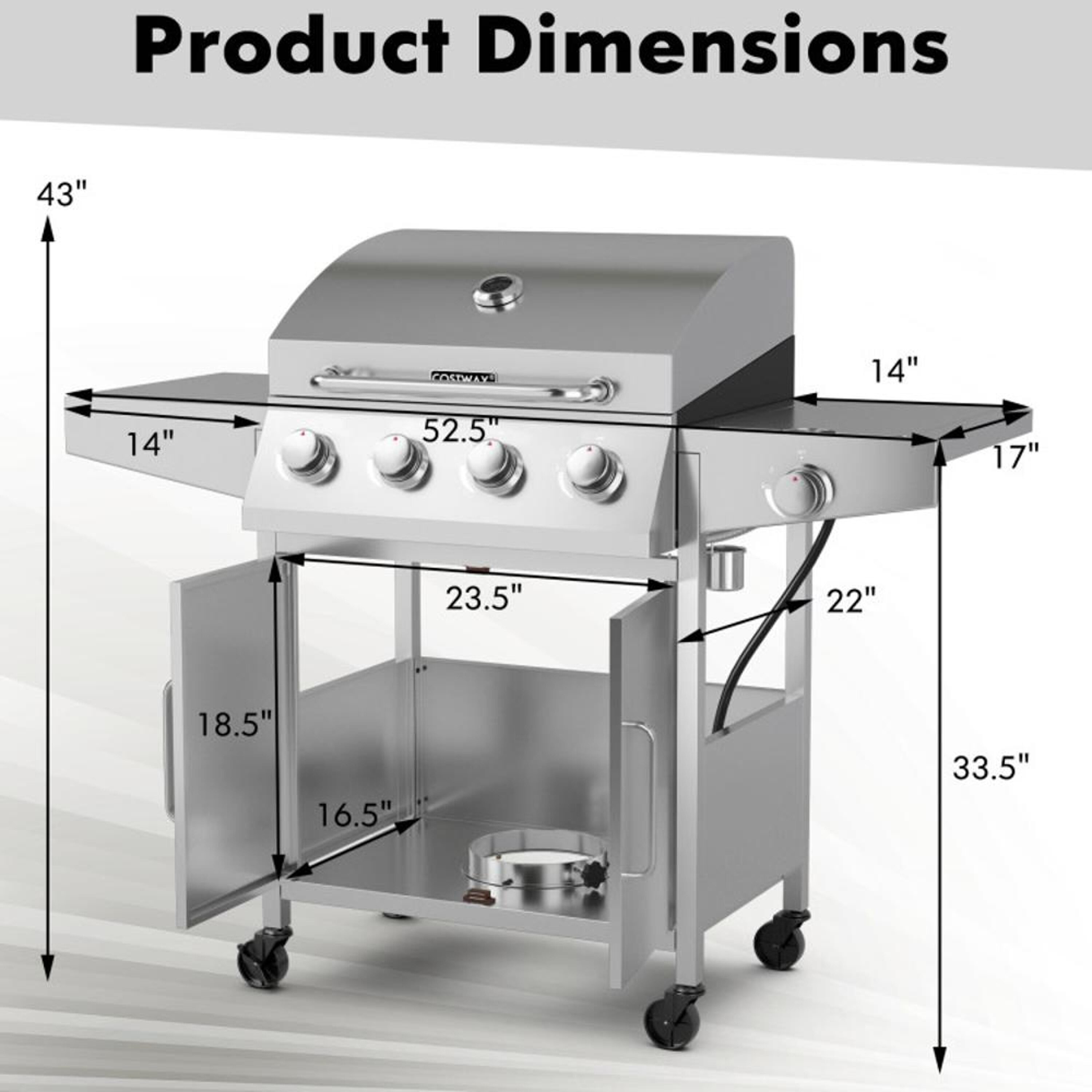 BABOOM BOM-8US-SL-CO Gas-Grill - View #5