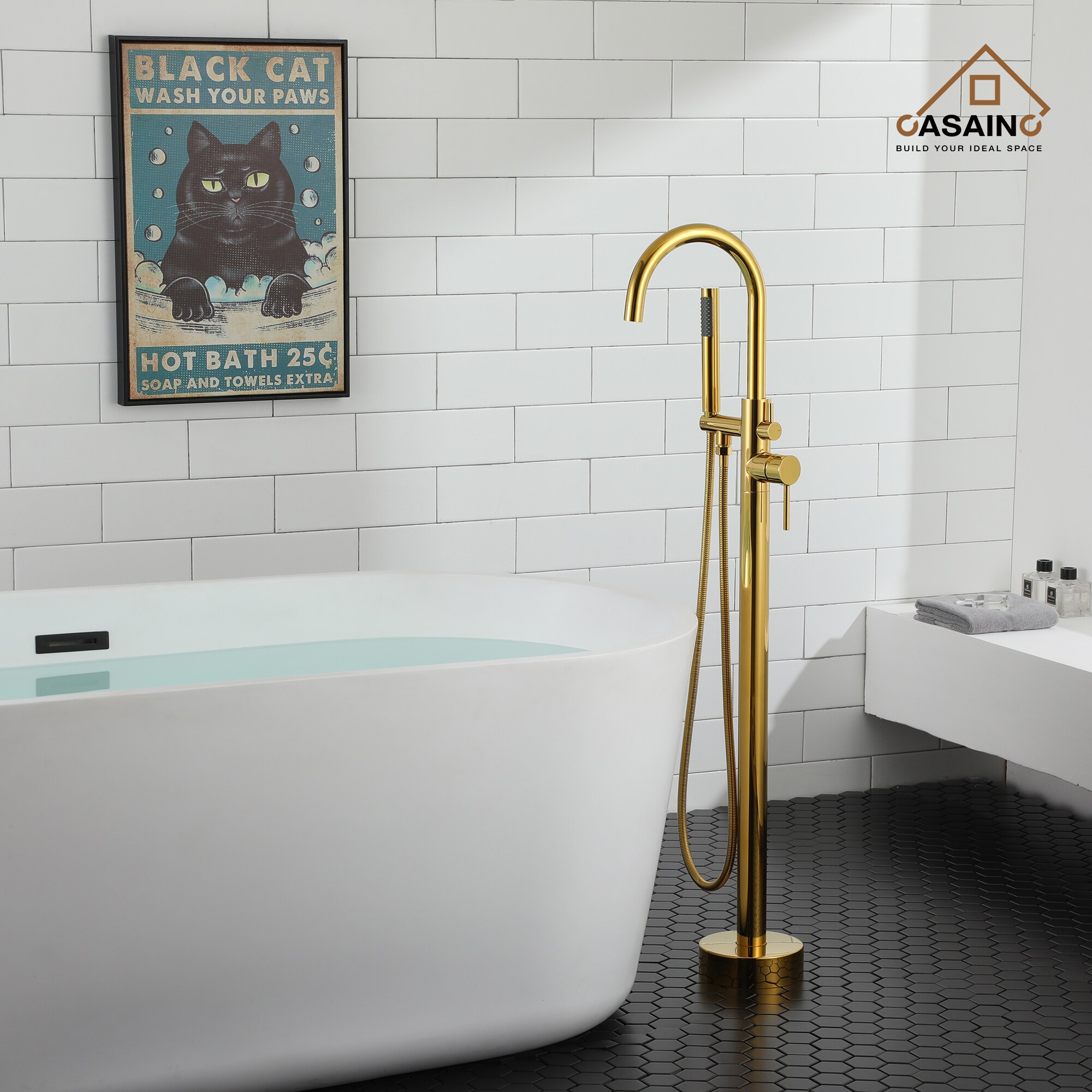 CASAINC TC08-TG Roman-Tub-Faucets - View #3