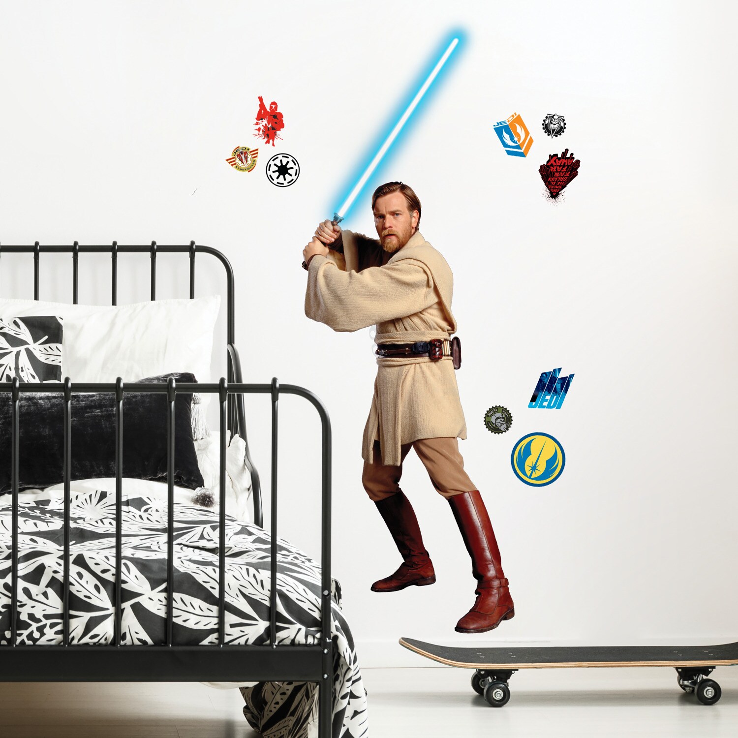 Classic Obi-Wan Kenobi Peel and Stick Giant Wall Decals