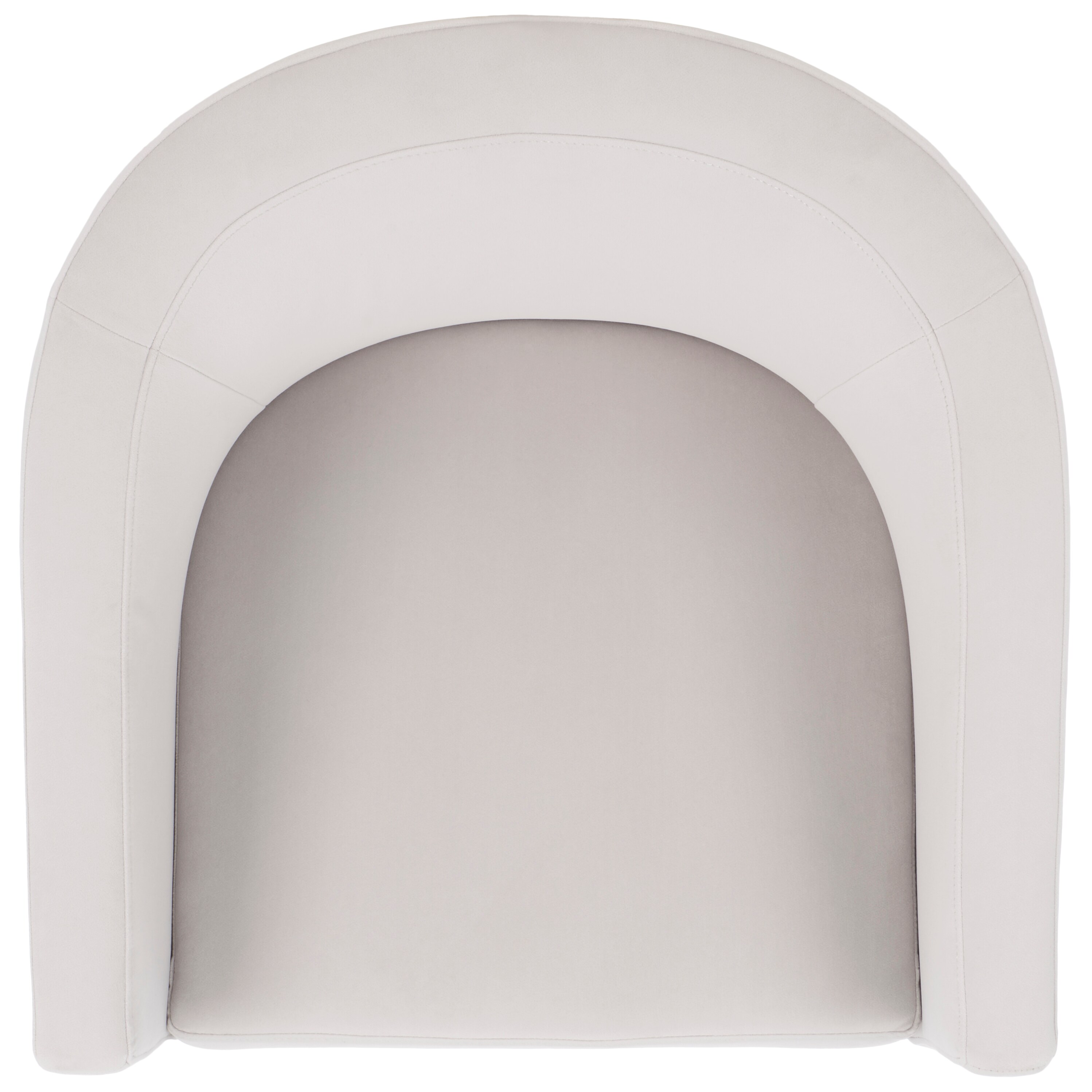 Elysian Light Grey Velvet Barrel Accent Chair