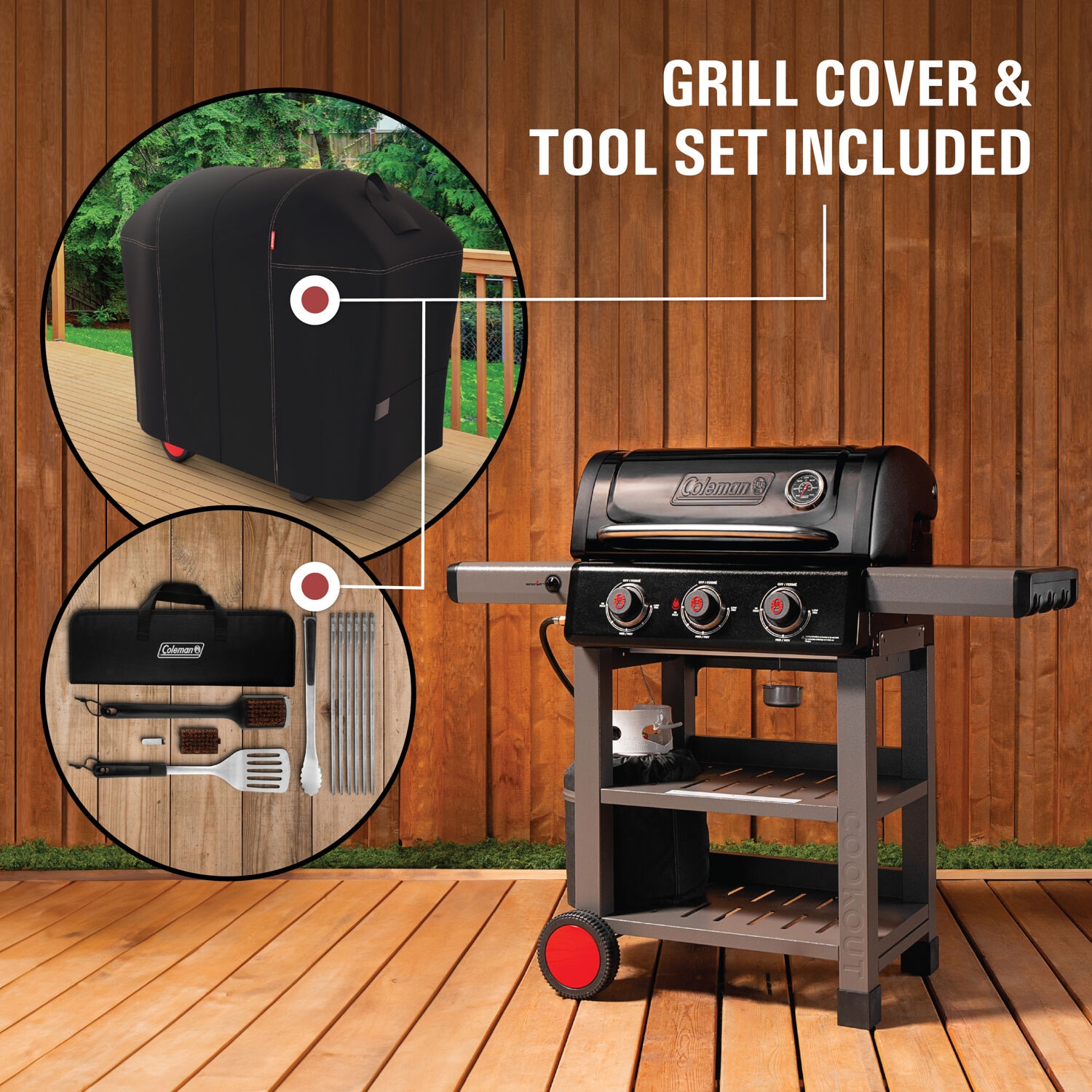 Coleman CO-300BBQ-3-KIT Gas-Grill - View #3