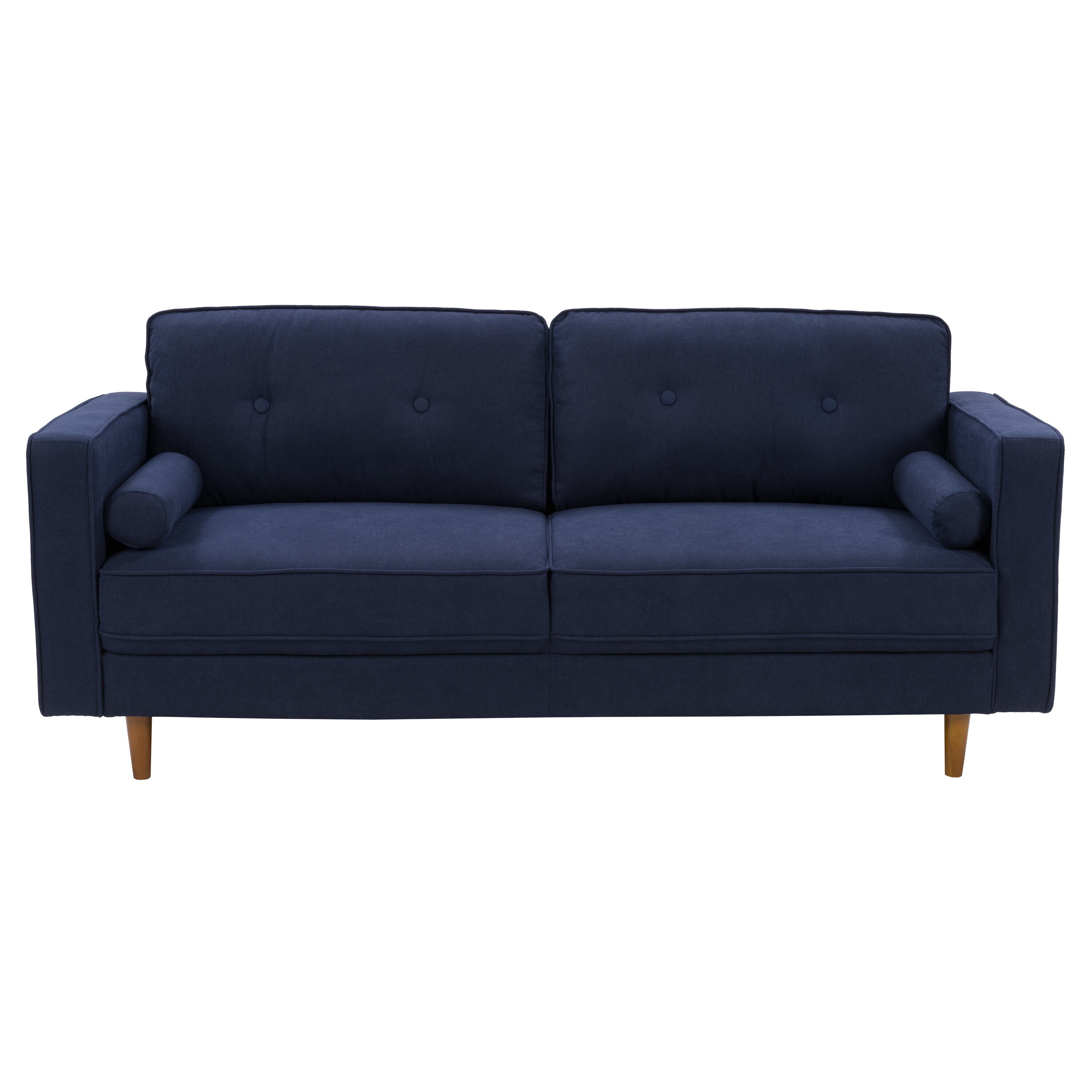 CorLiving LGA-402-S Mulberry 78-in Modern Navy Blue Sofa
