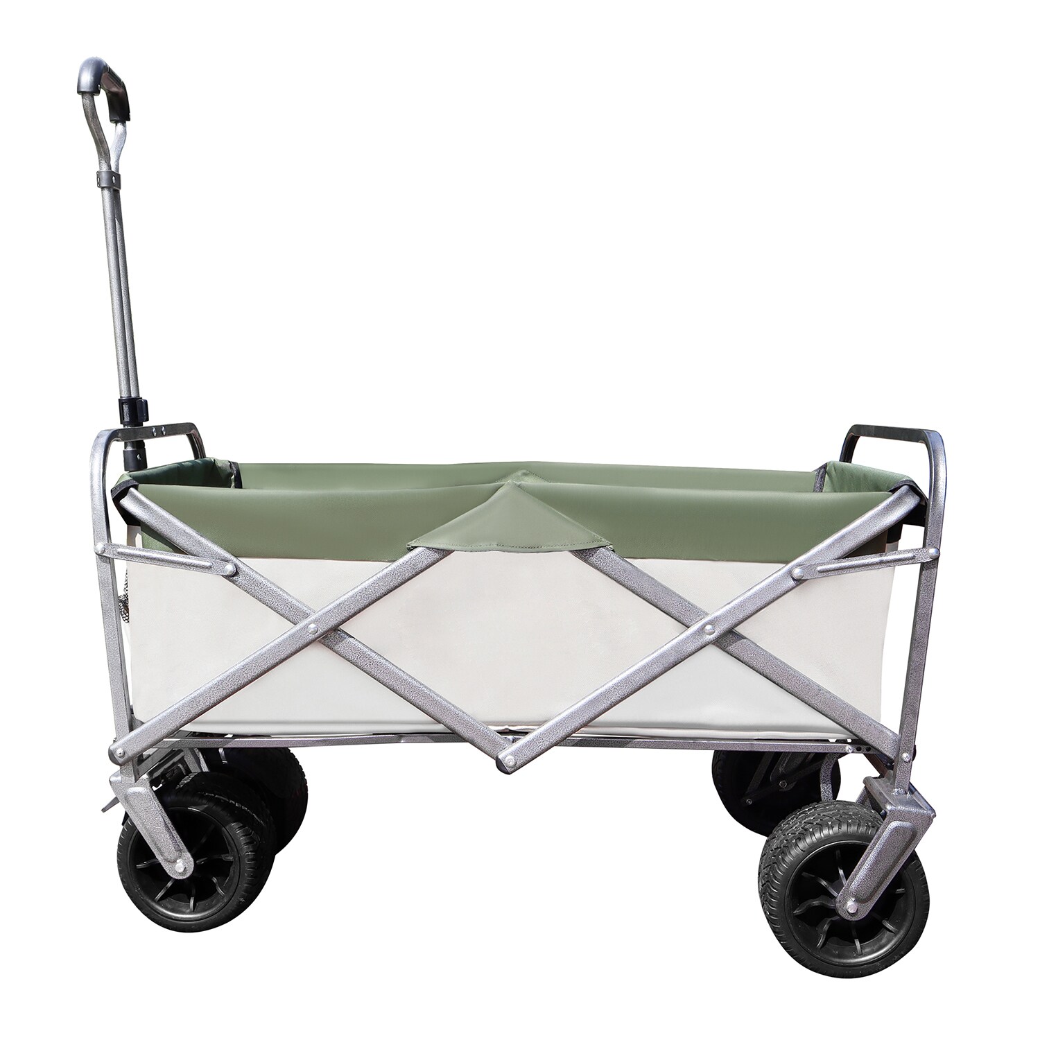 Gaierptone B230508-26 Yard Cart 7-cu ft Steel Folding Yard Cart