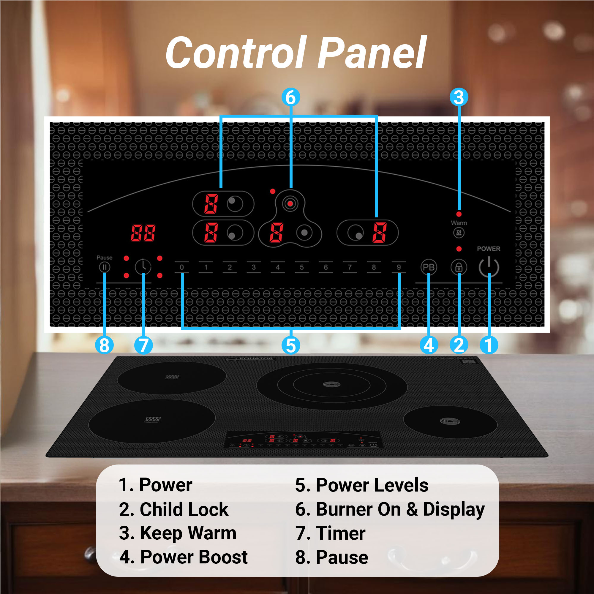 Equator Advanced Appliances EHC 30422 ED Elec-Cktp - View #4