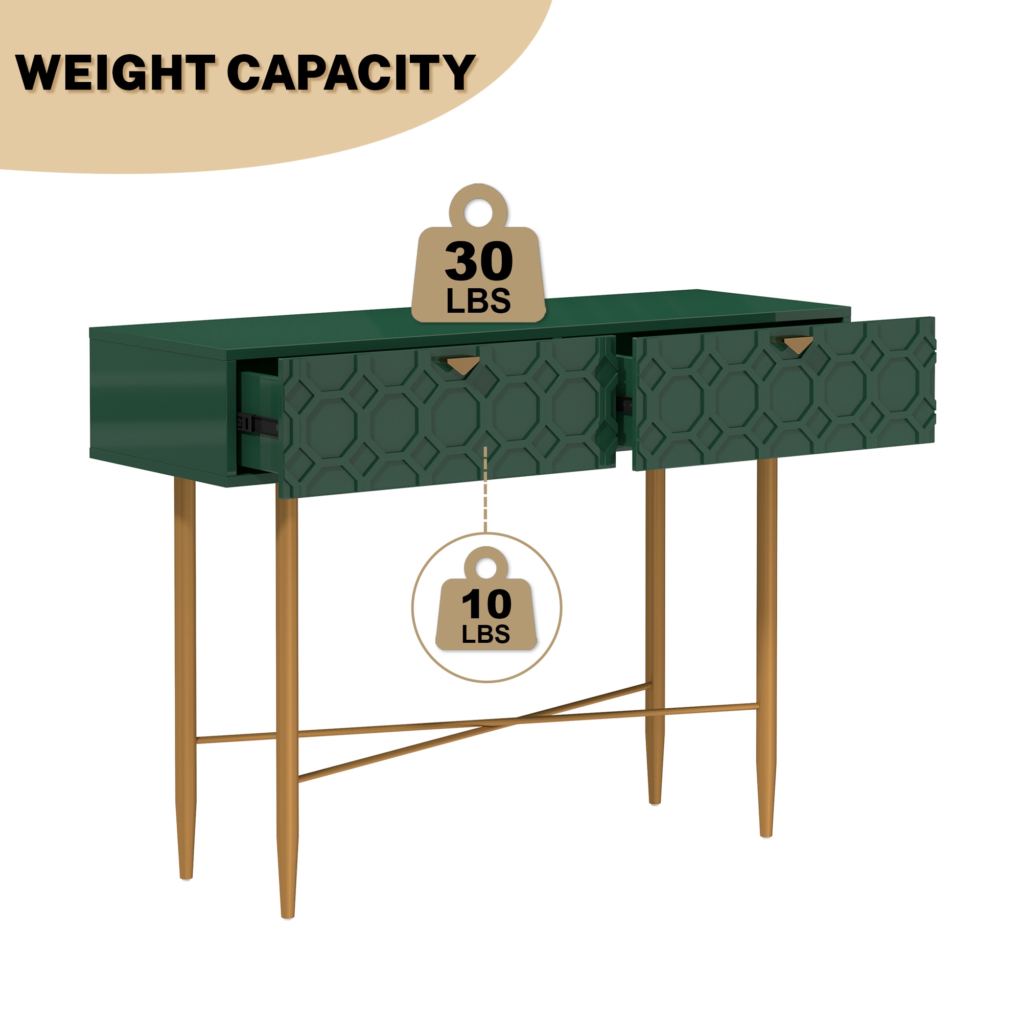 Clihome CL-CSF1-GR Console-Sofa-Tables - View #9