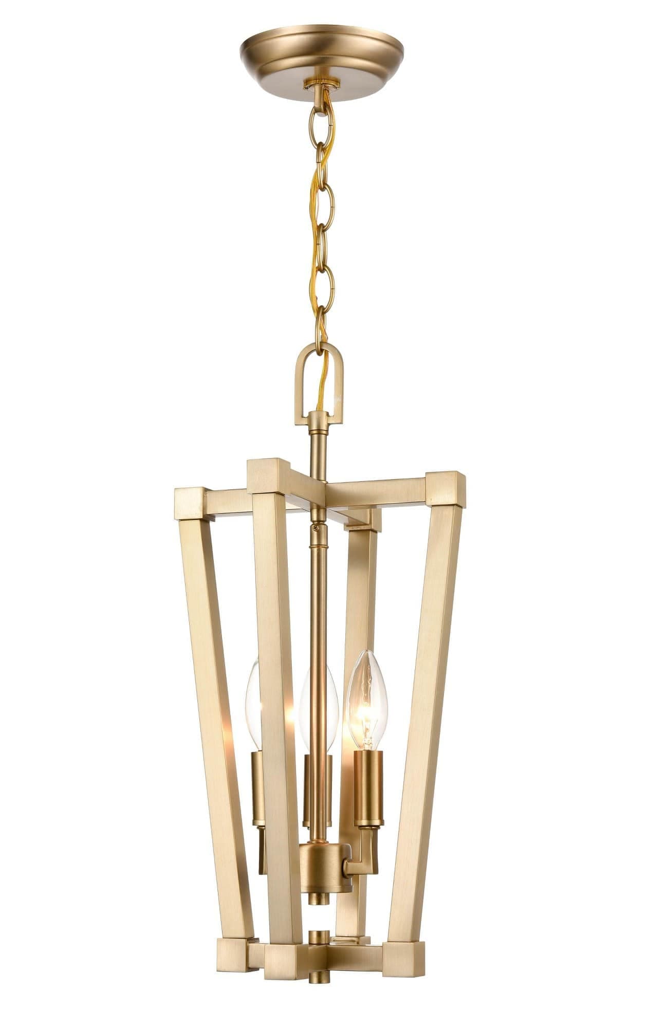Millennium Lighting X 3 - Light Modern Gold Gold Metal Pendant Light