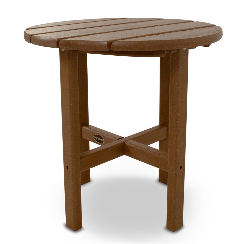 Teak Round 18" Outdoor Side Table