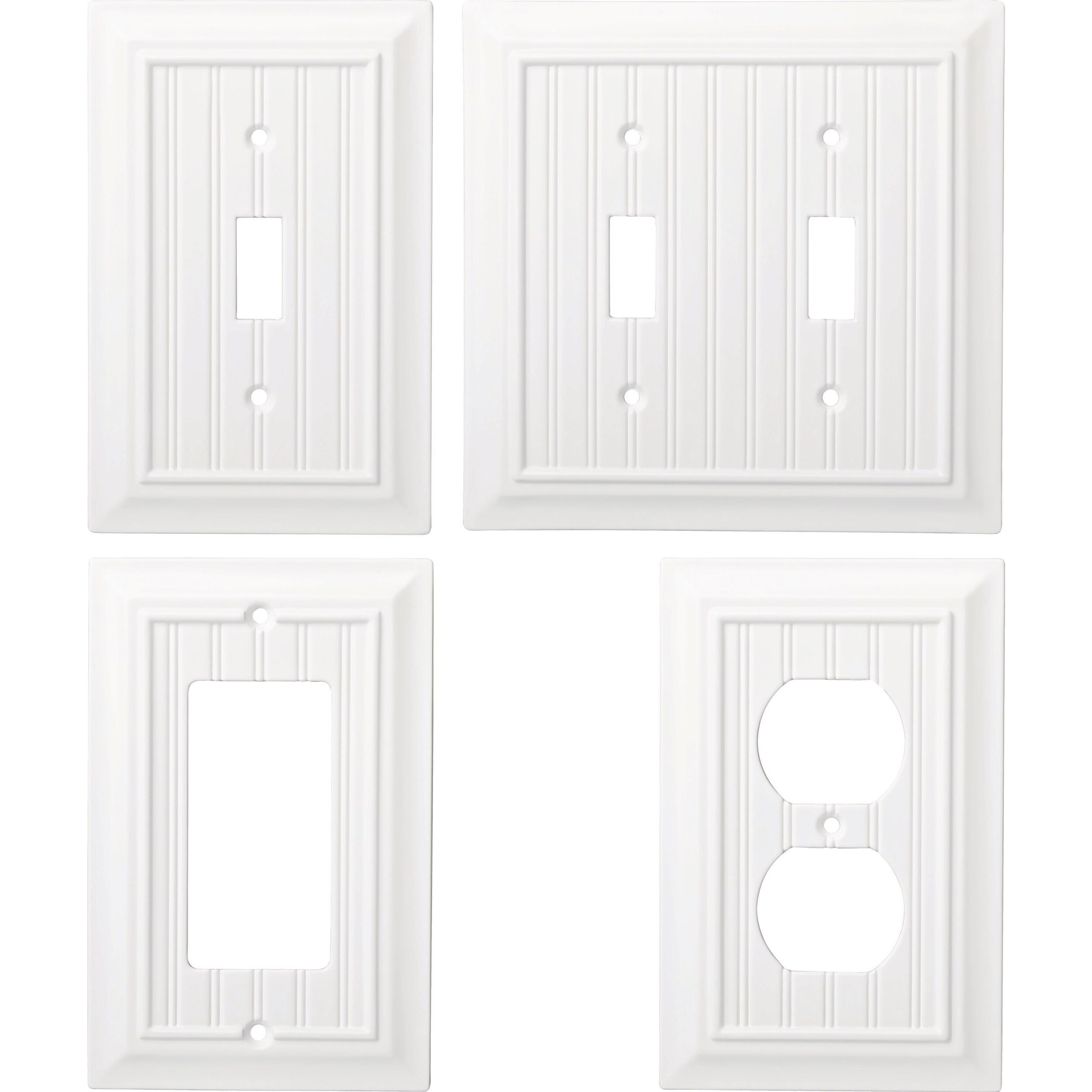 allen + roth W45388-PW-C Electrical-Wall-Plates - View #4