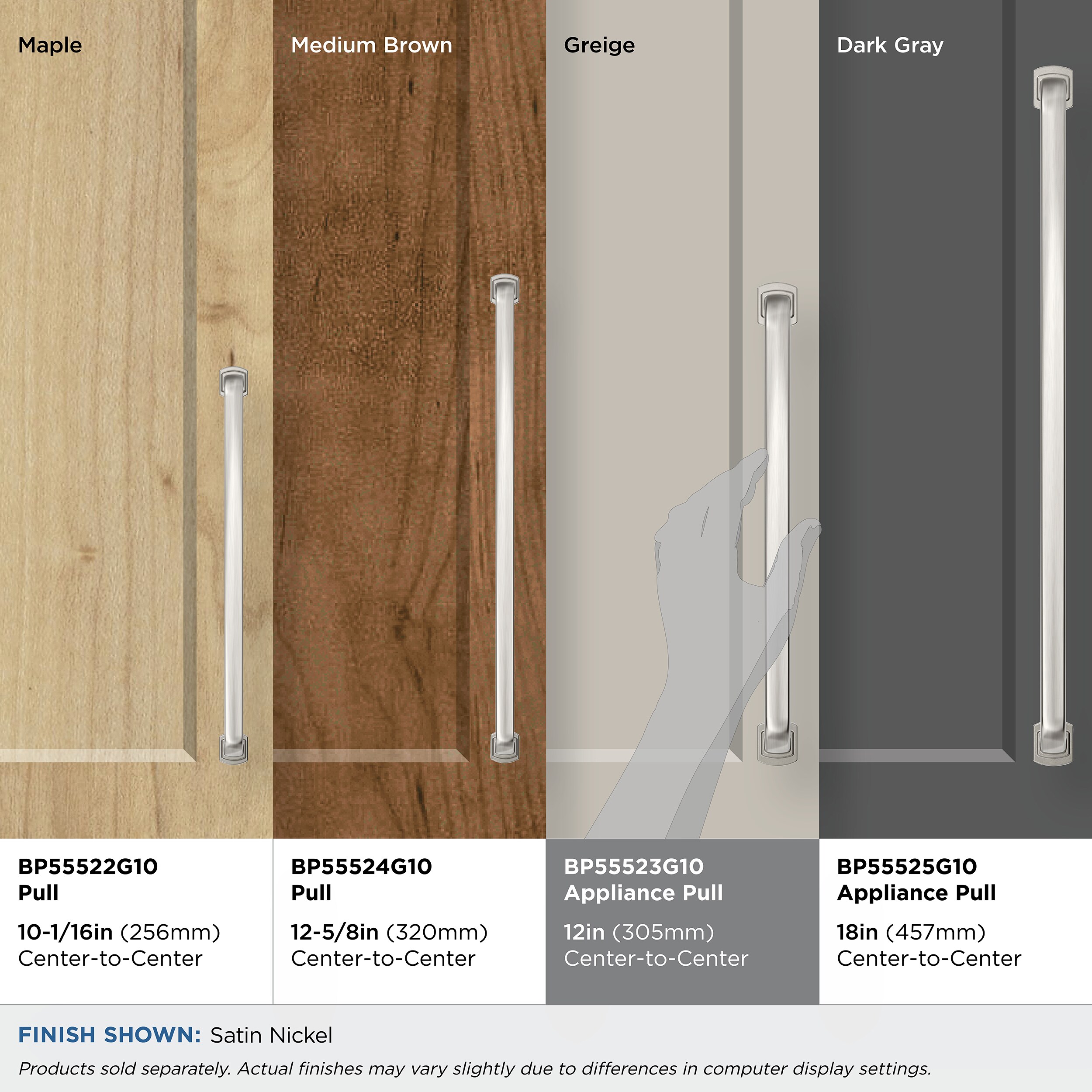 Amerock BP55523G10 Cabinet-Pulls - View #6