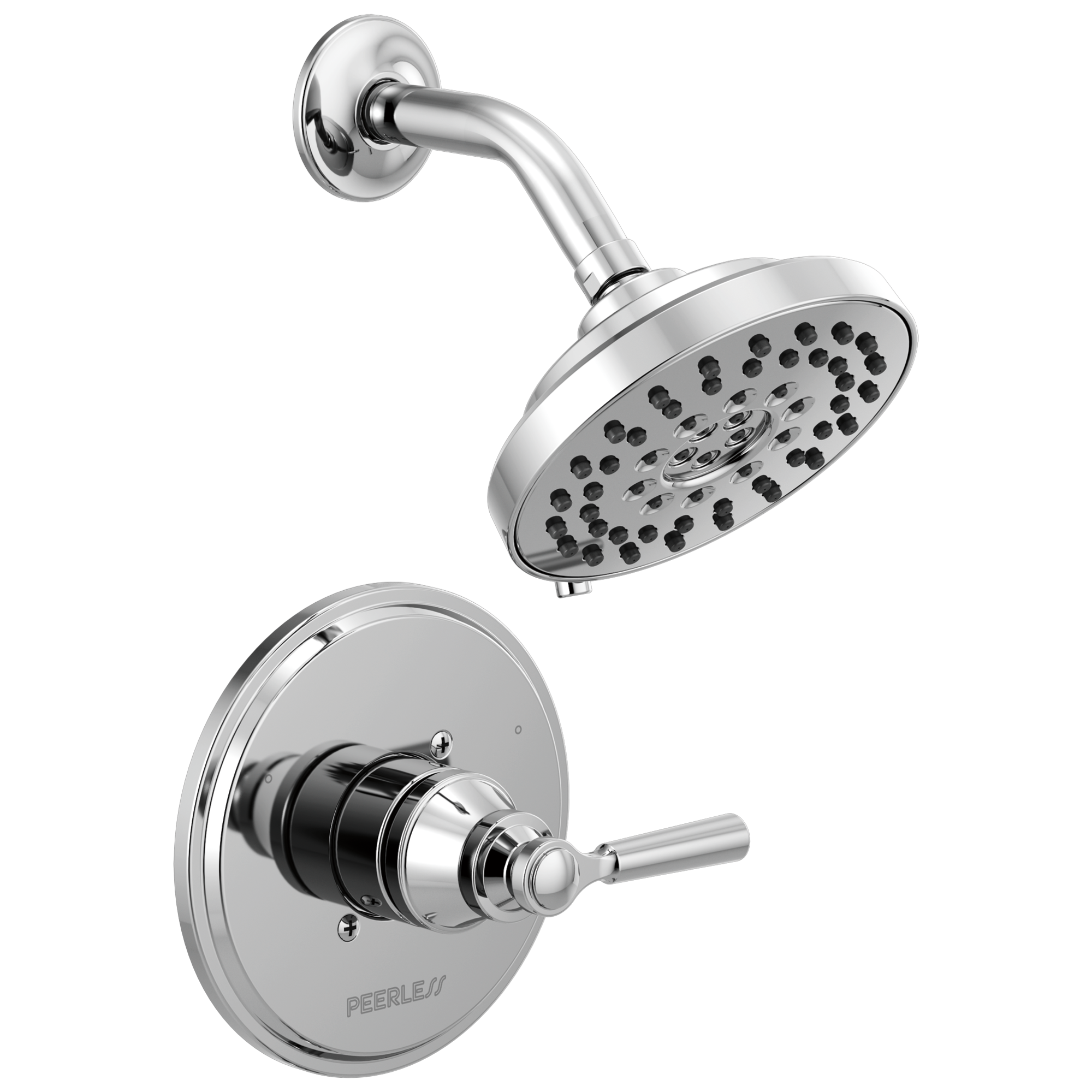 Peerless PTT14223 Westchester Chrome 1-handle Multi-function 6.0-Inches Round Shower Faucet