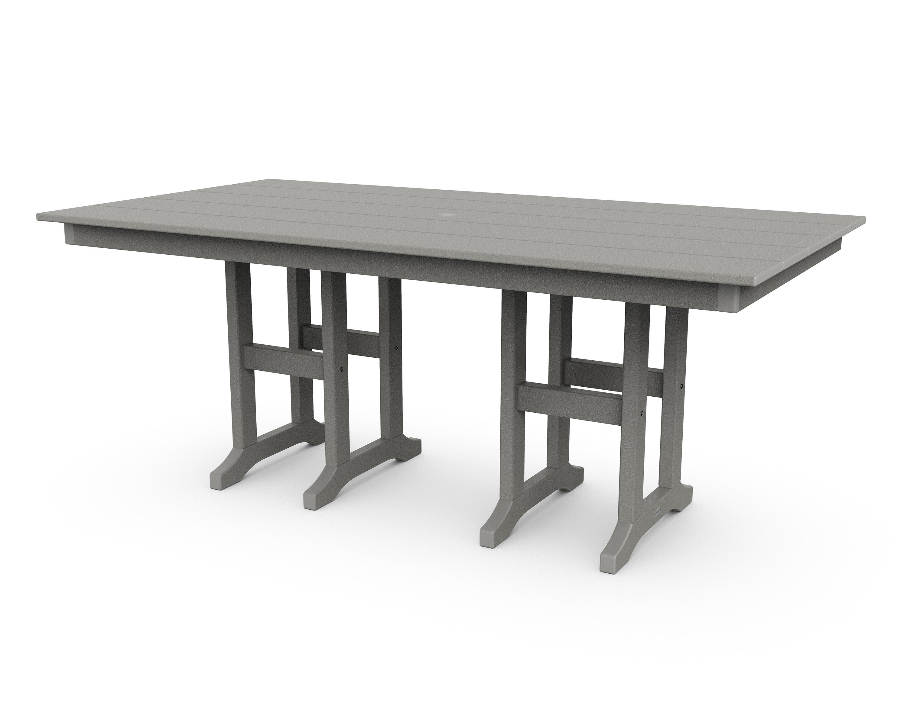 POLYWOOD Lakeside Rectangle Outdoor Dining Table 37.72 in W x 72