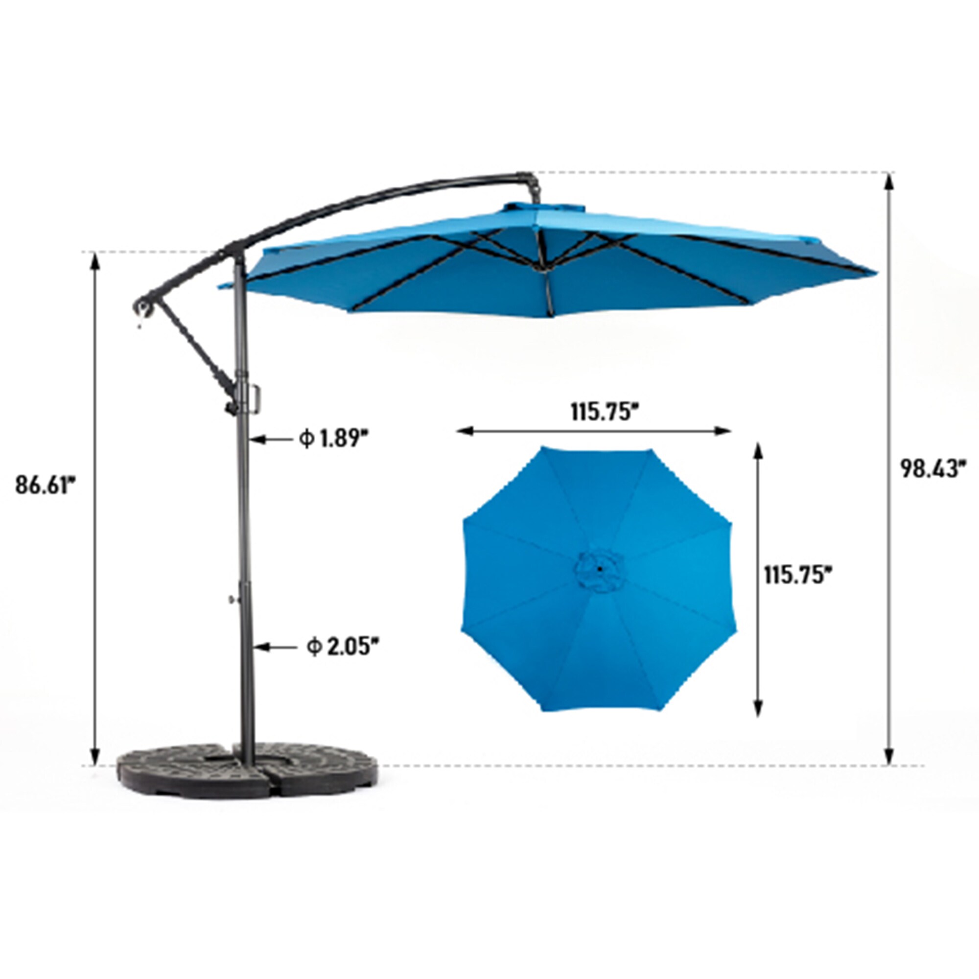 SINOFURN SYA810031RD Umbrellas-2 - View #8