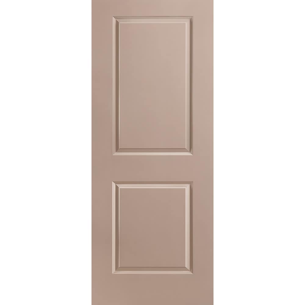 Masonite 1315996 Traditional 32-in x 80-in Sandpiper 2-panel square Smooth Solid core Prefinished Molded composite Slab Door