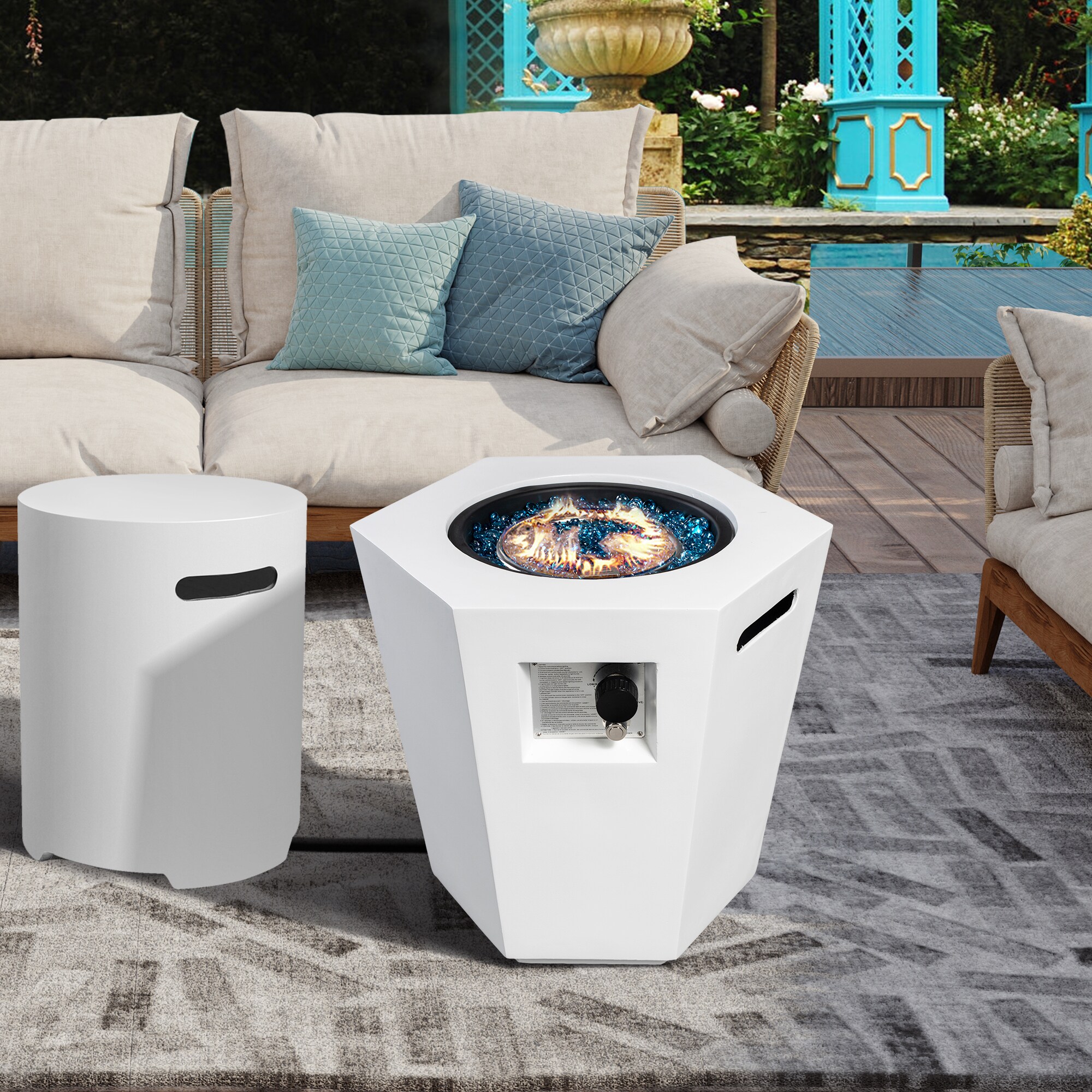 UPHA 24SMS-6BX-MBF Outdoor-Gas-Firepits - View #2