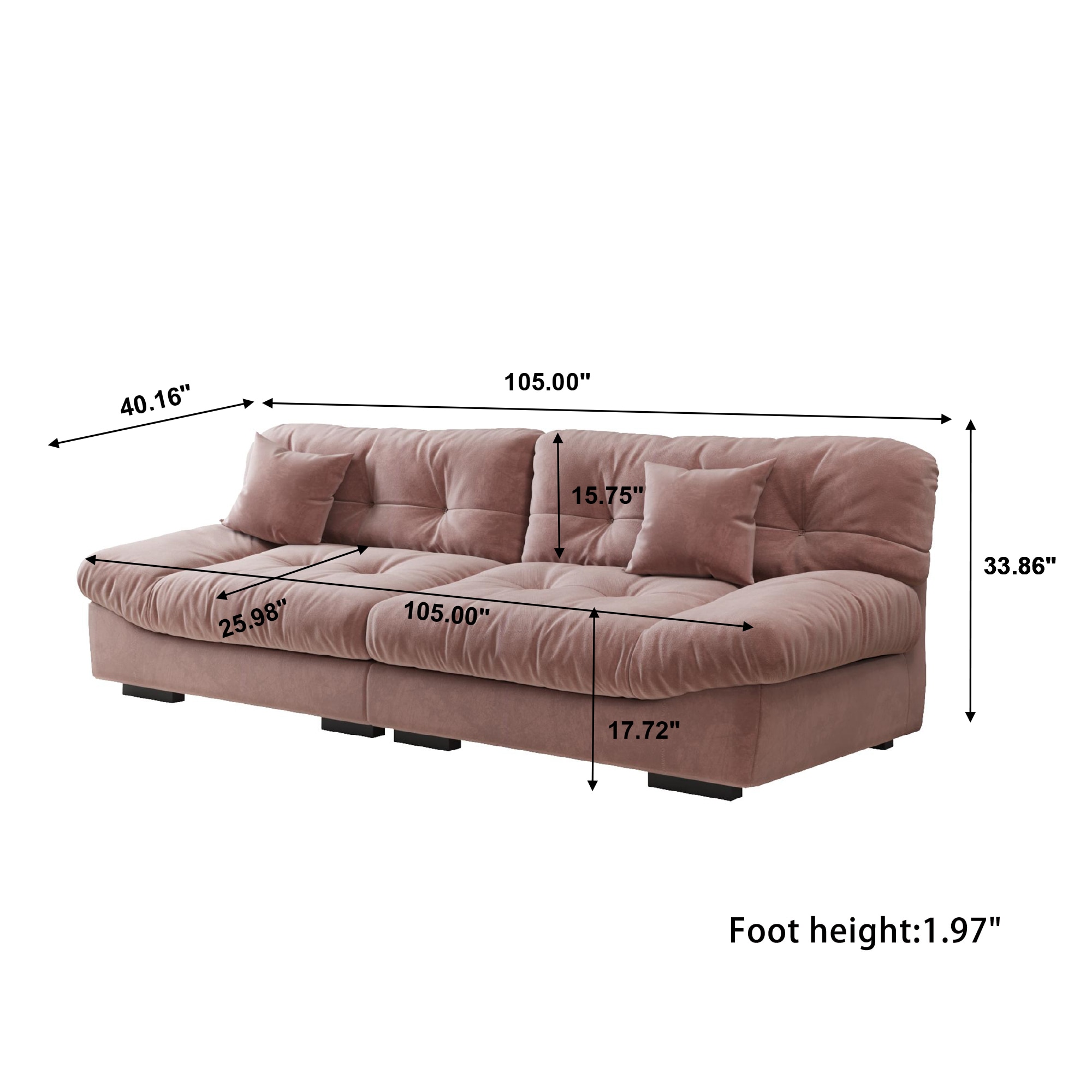 BuotiqHom DH-123P-LV Sofas-Loveseats - View #3