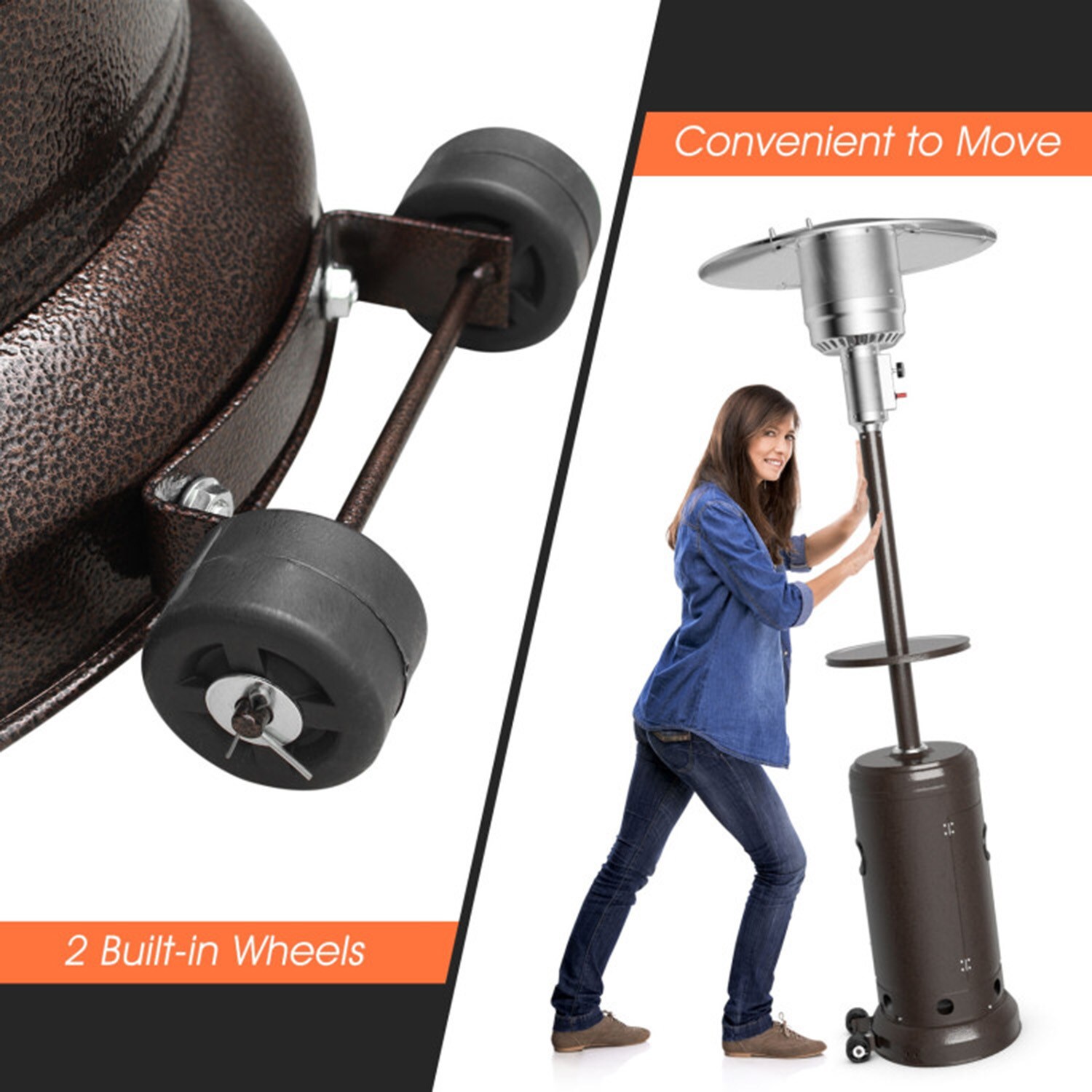 Dimakai DK-HW61848CP Outdoor-Gas-Patio-Heaters - View #5