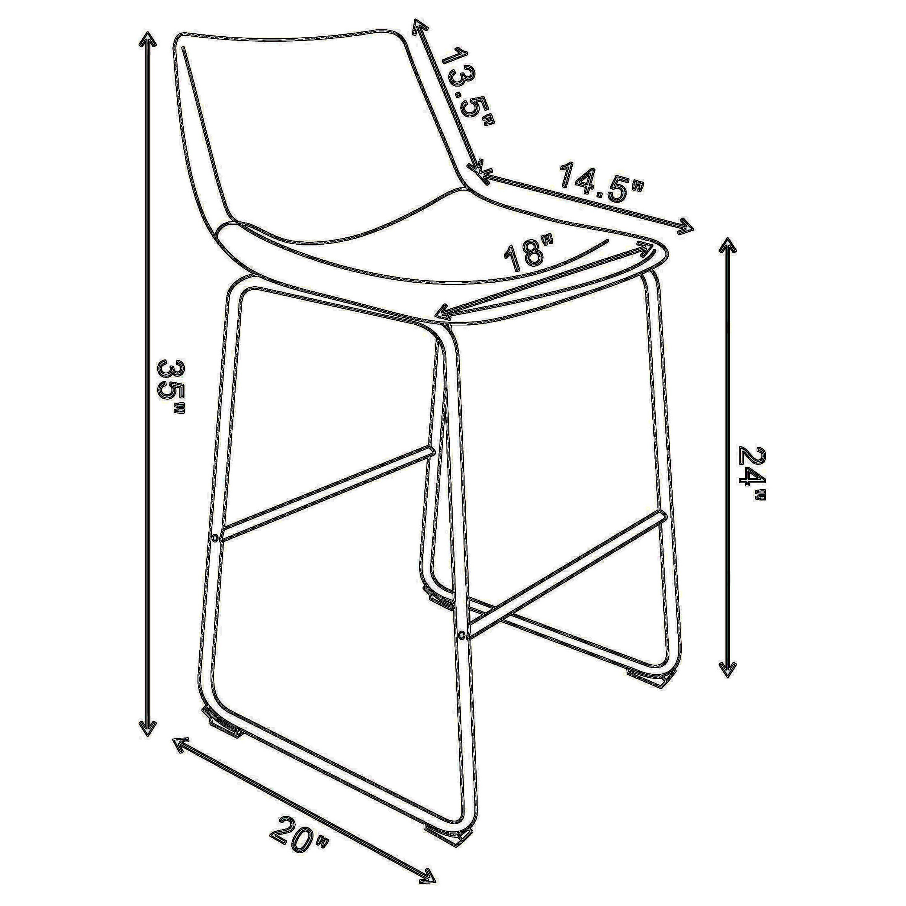 Benzara BM160828 stools - View #5