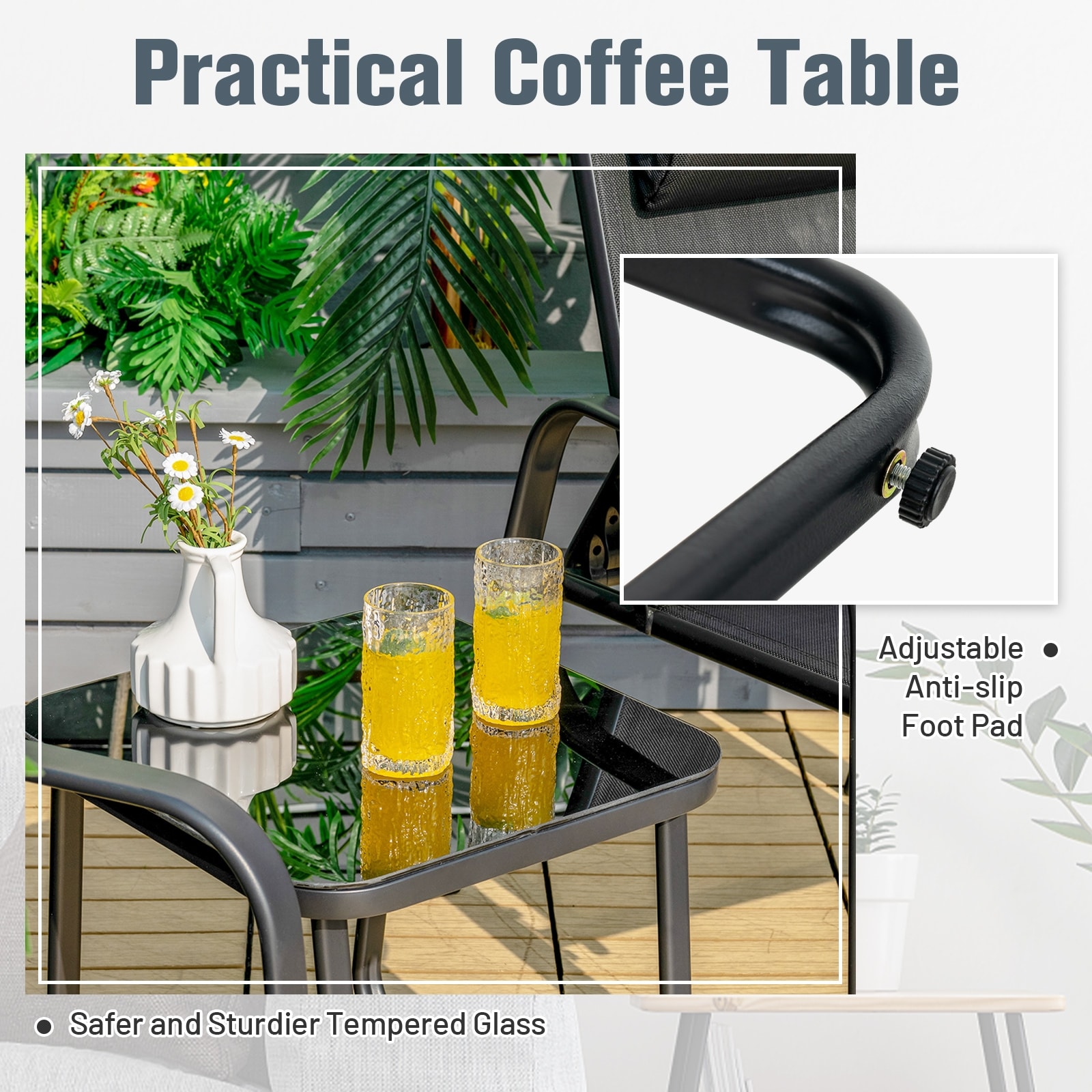 LIVIZA GGJOU015YW Patio-Dining-Sets - View #5