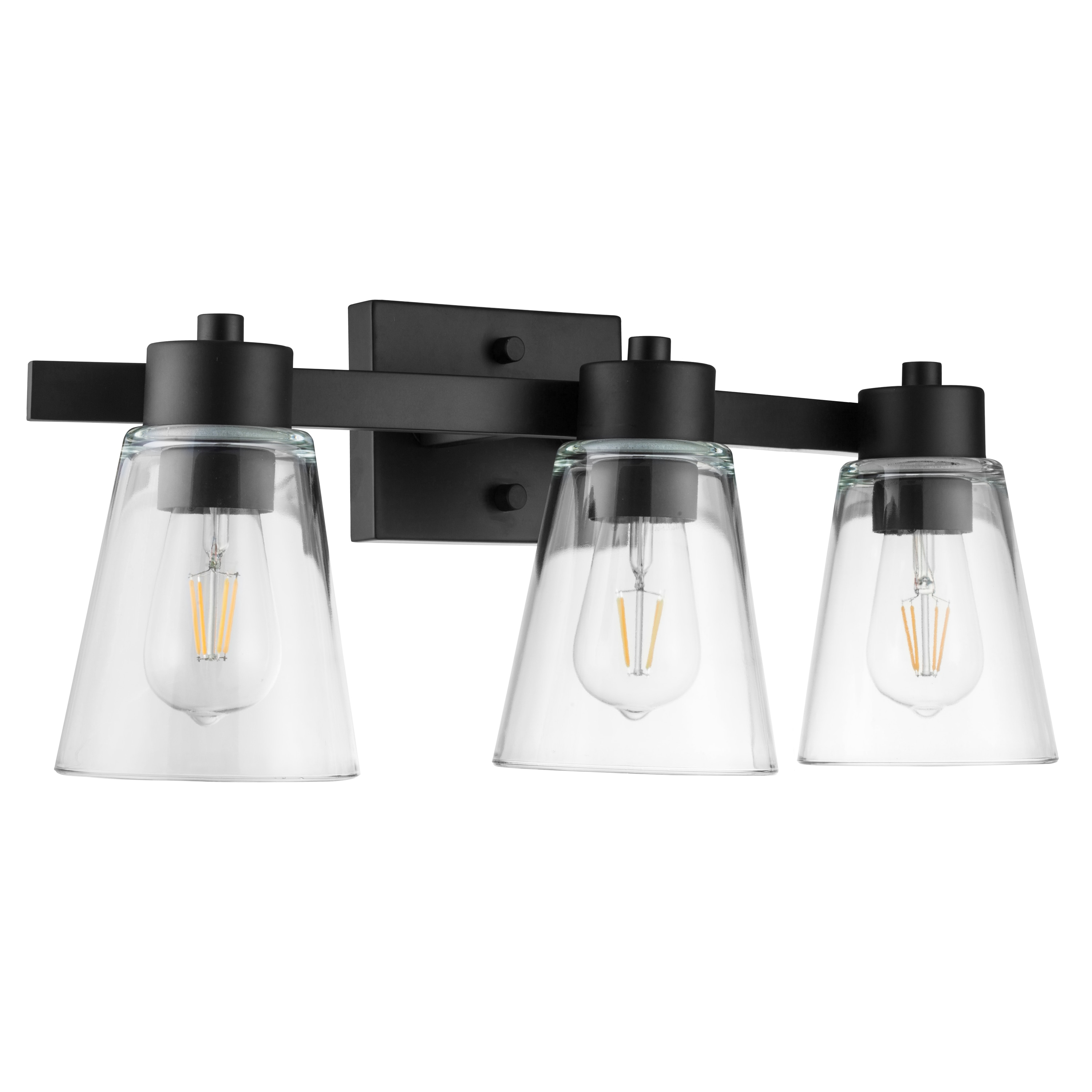 Prominence Home Fairendale 3-Light Matte Black LED Modern/Contemporary ...