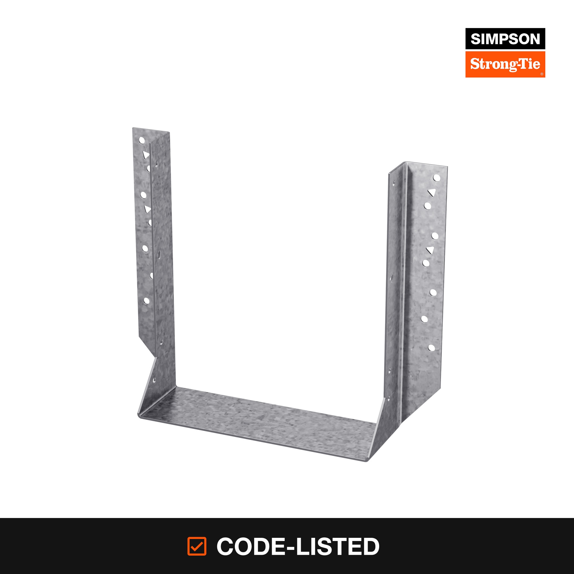 Simpson Strong-Tie HU 8-in x 10-in Single 14 -Gauge G90 galvanized Face mount joist hanger