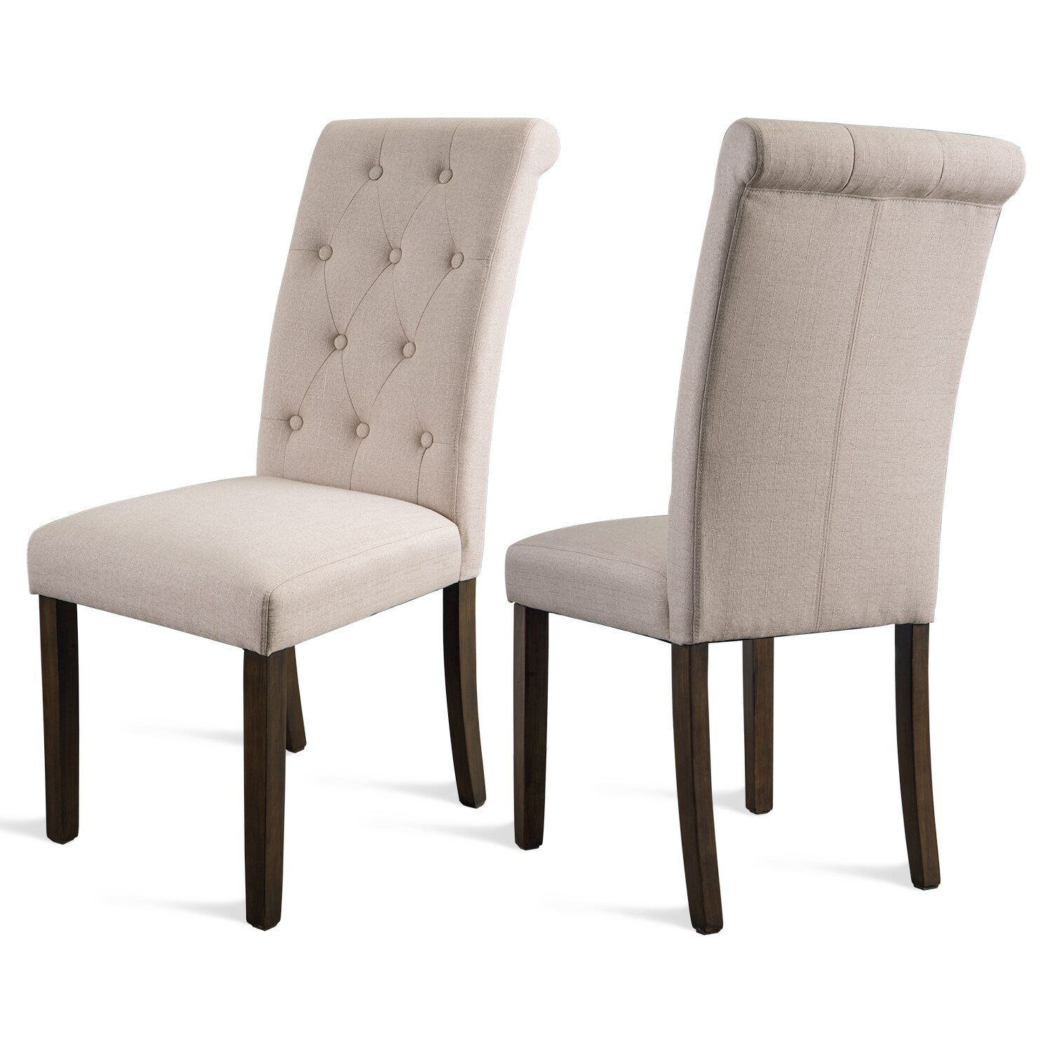 CASAINC Dining chairs Contemporary/Modern Polyester Upholstered Side ...