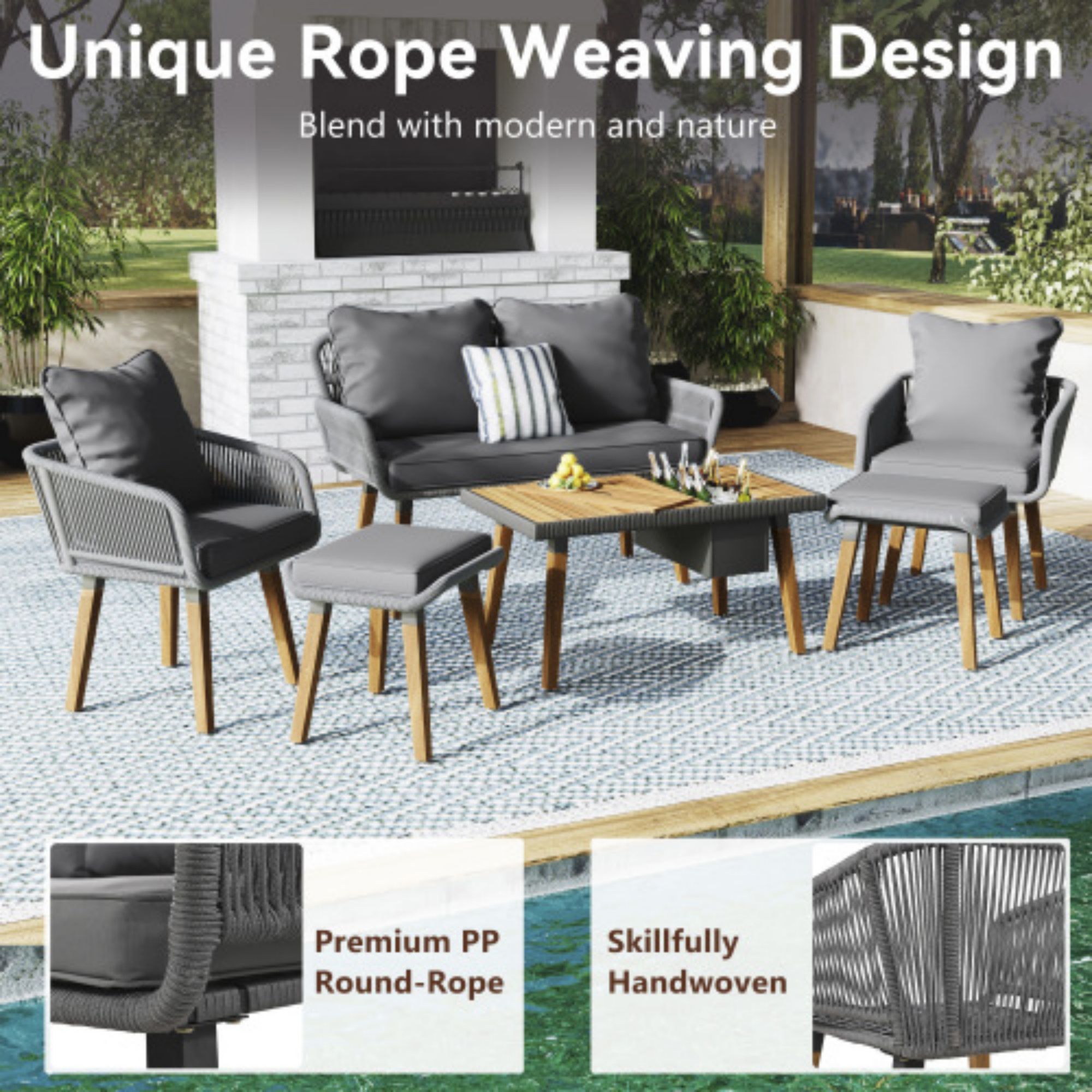 CASAINC WF-HW66867NY+ Patio-Conversation-Sets - View #5