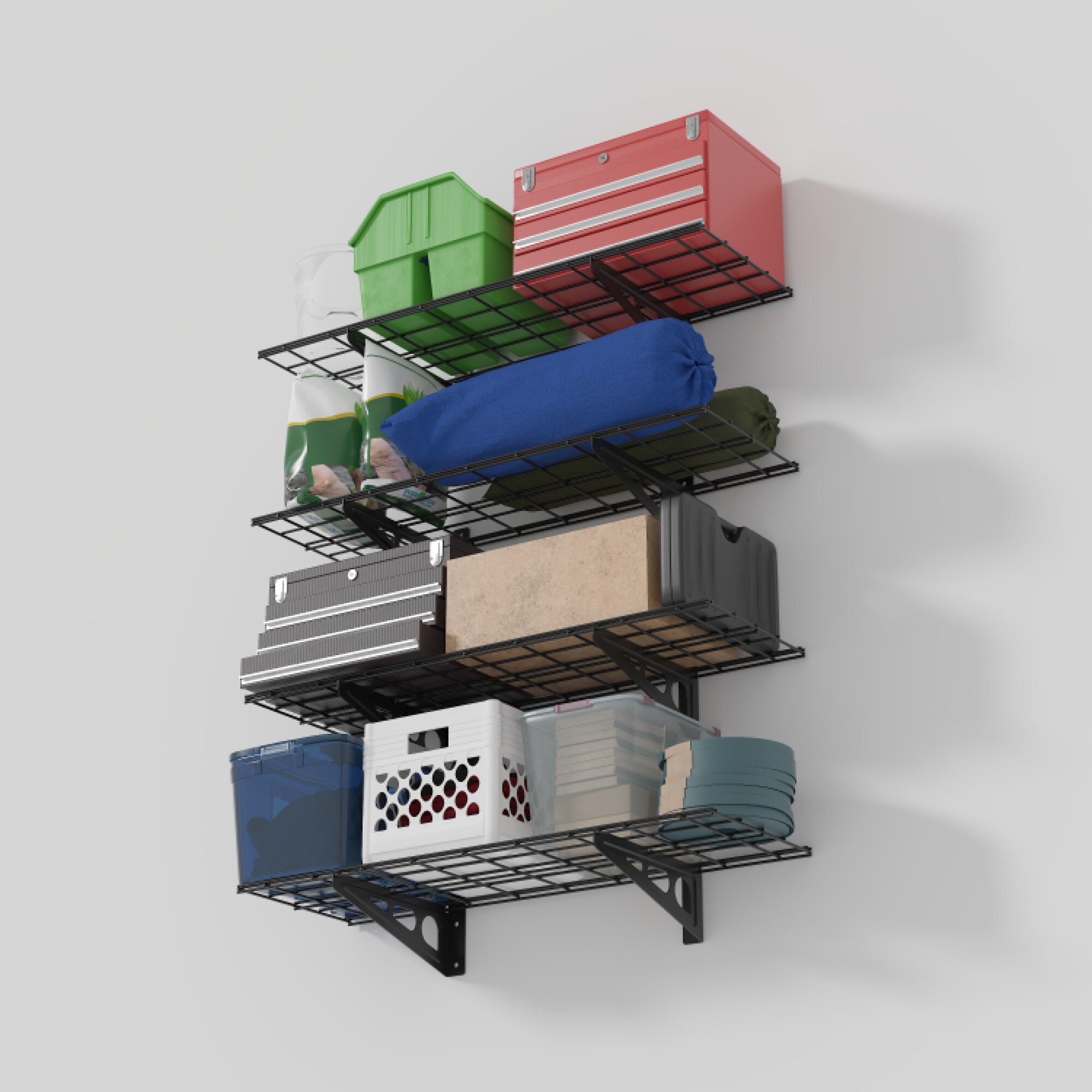 Fleximounts WR16B-E Wall-Mounted-Shelving - View #4