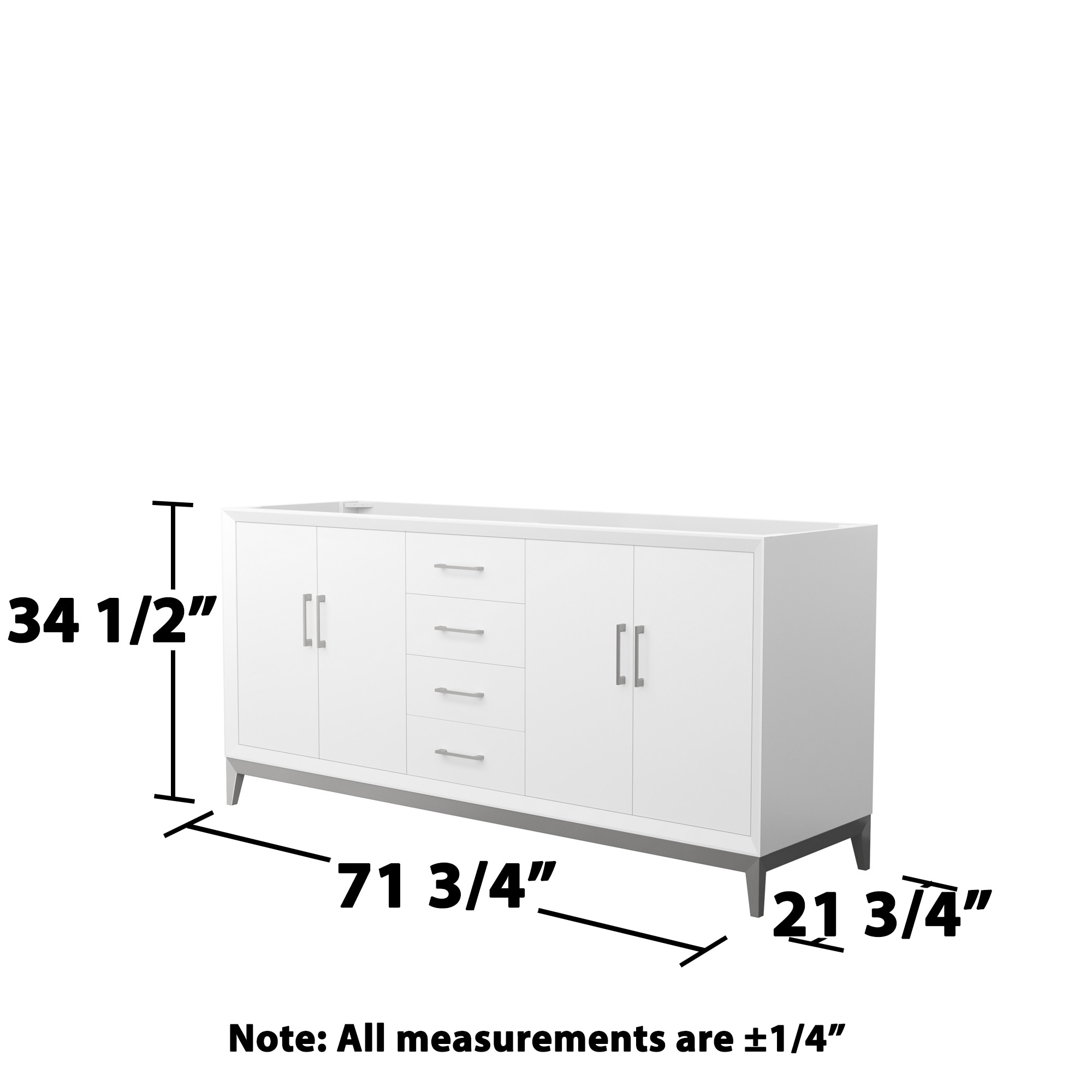 Wyndham Collection WCH818172DWHCXSXXMXX vanities - View #5