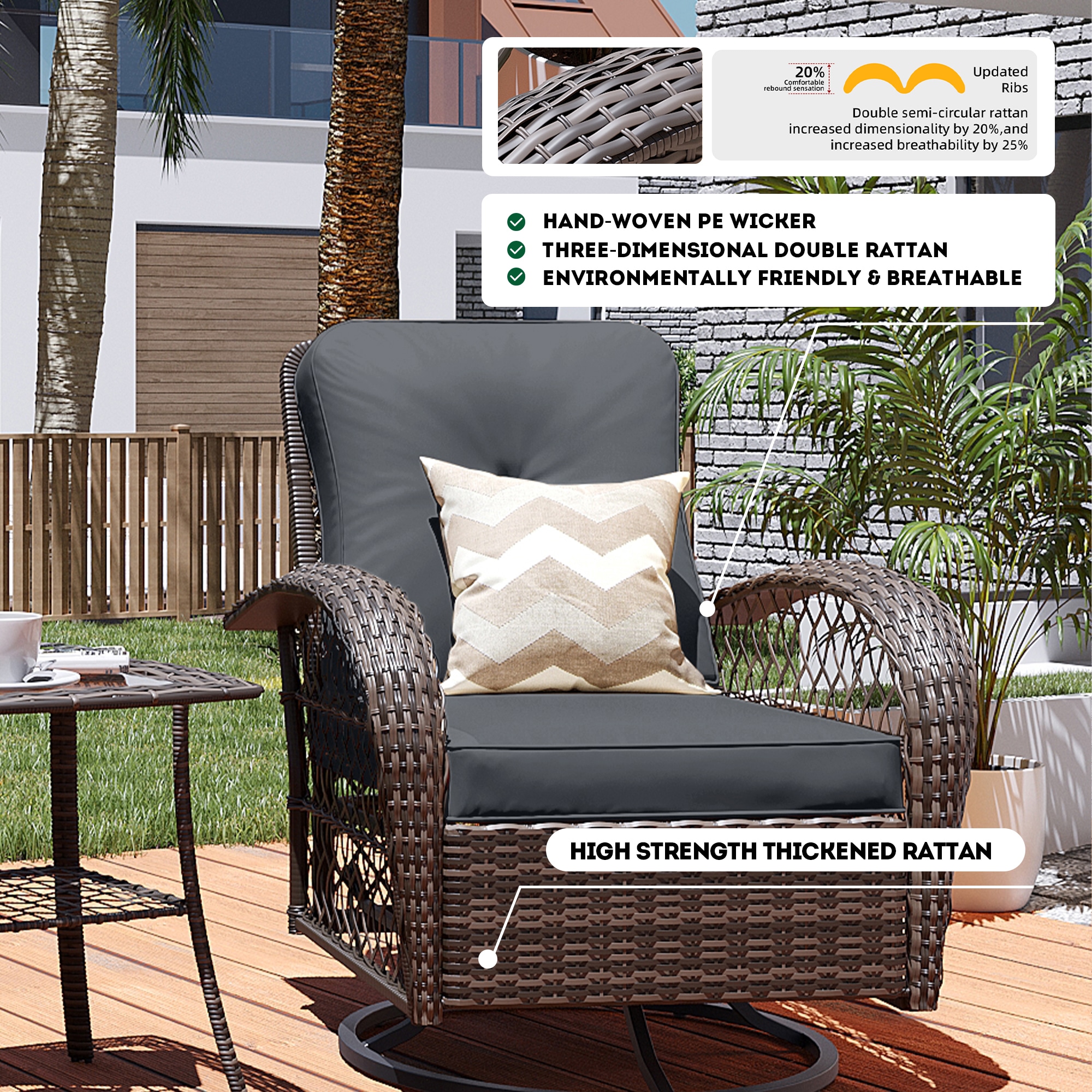 Patio Watcher LS-Y9-6PC-B3 Patio-Conversation-Sets - View #6