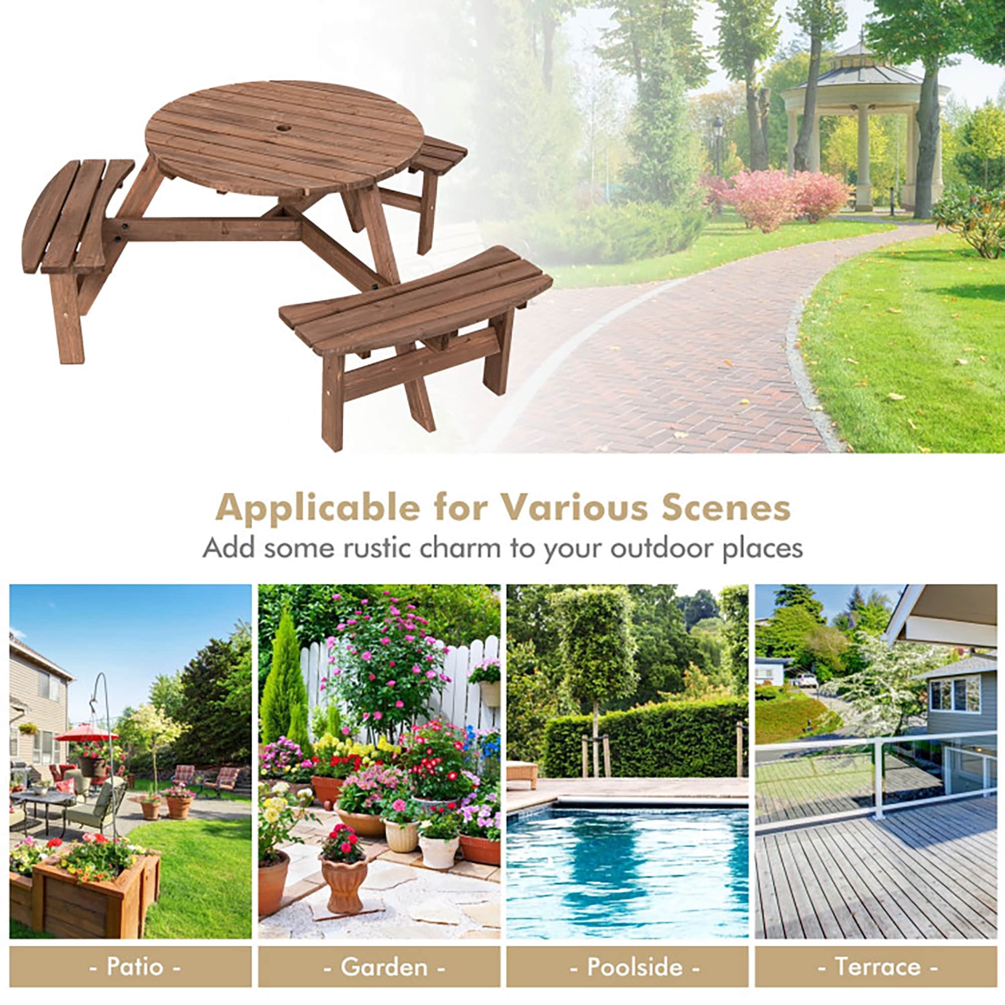 CASAINC WF-OP3291 Picnic-Tables - View #7