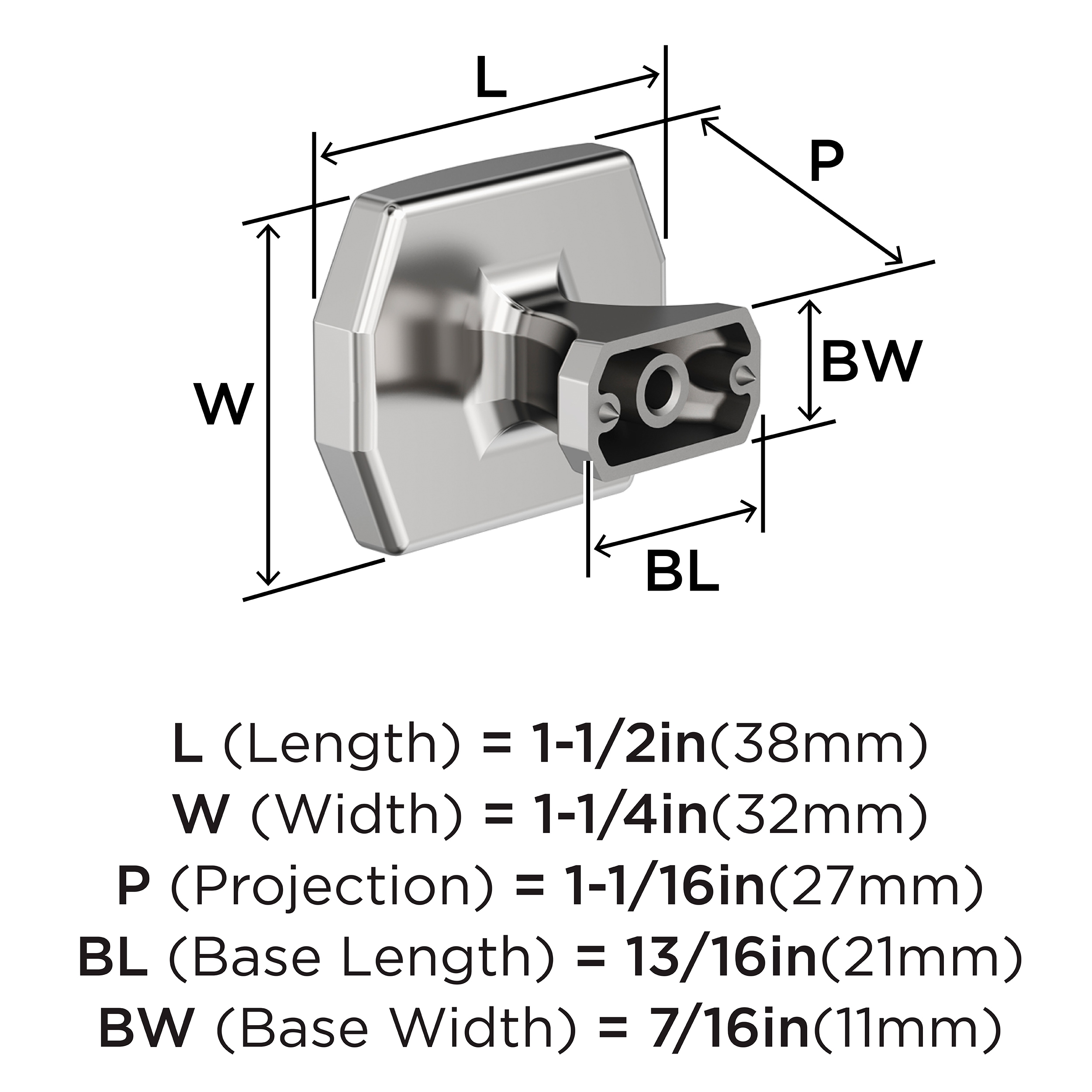 Amerock BP3668726 Cabinet-Knobs - View #4