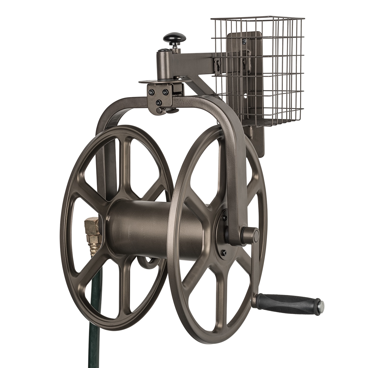 Style Selections 712-L Steel 125-ft Wall-mount Hose Reel