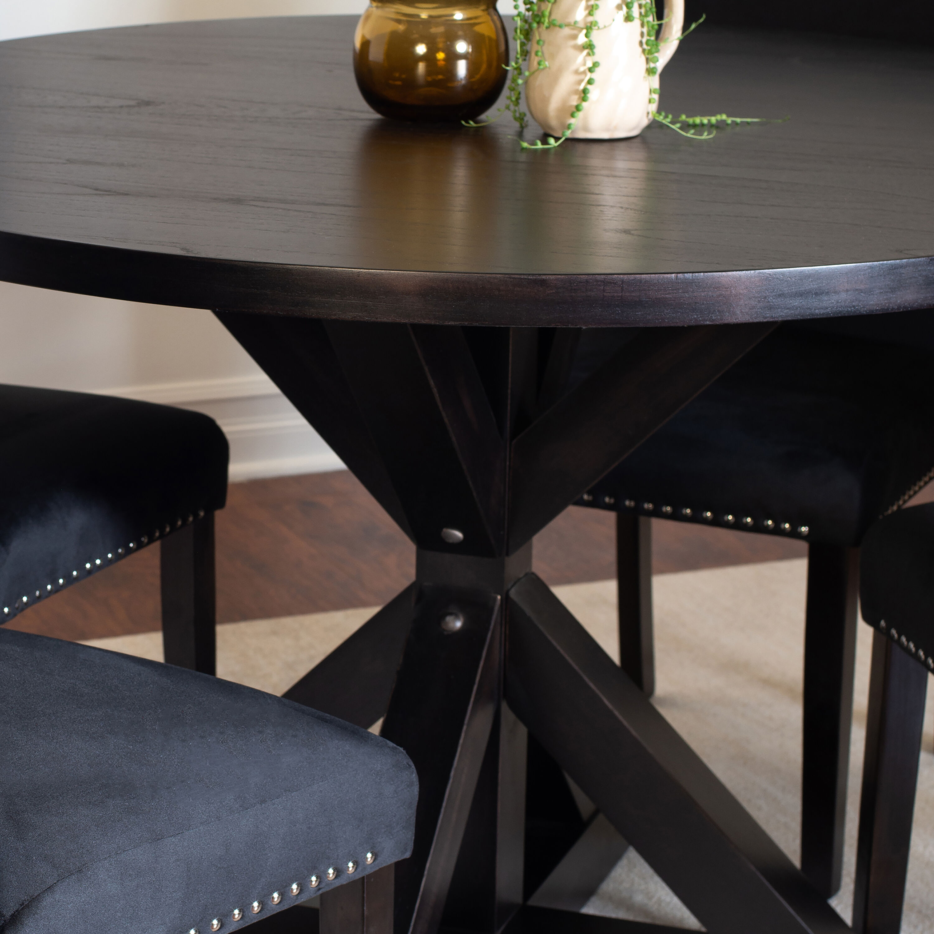 Roundhill Furniture T304-C262BKX2 Dining-Sets - View #7