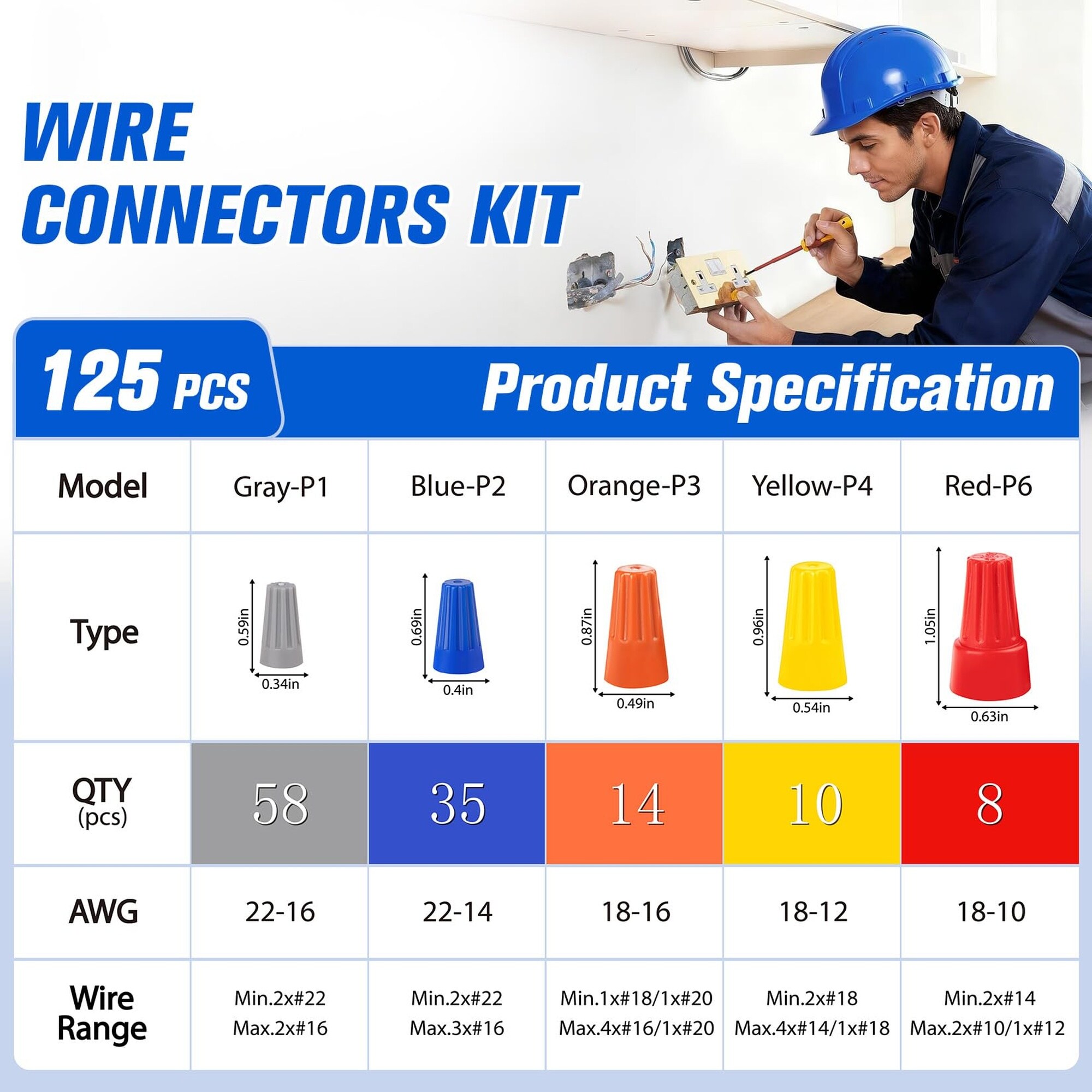 Numhew NHLYNN115306-LZQ Wire-Connectors - View #2