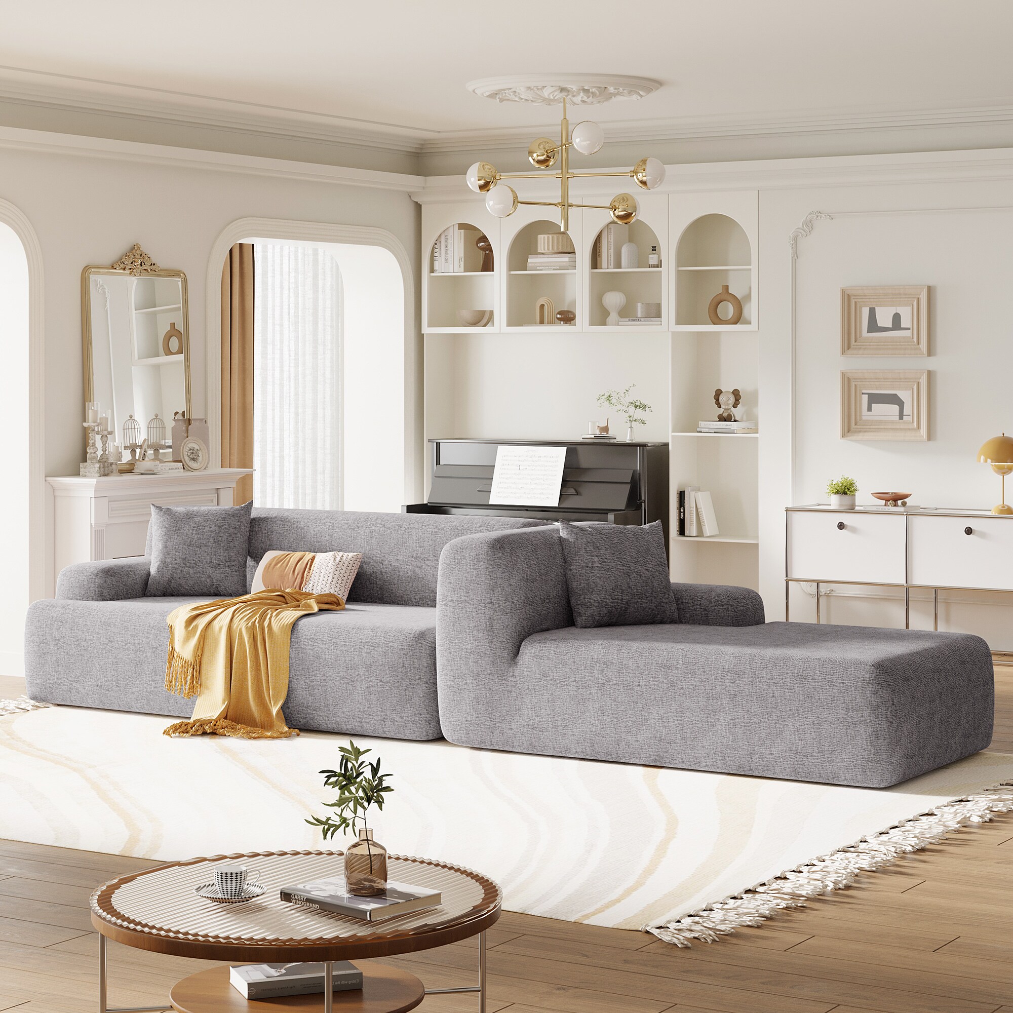 JIMSMAISON JMUSSO01GR Sofas-Loveseats - View #3
