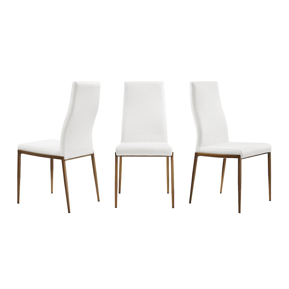 Casabianca Home CB-511WH-BZ-SET2 Dining-Chairs - View #2