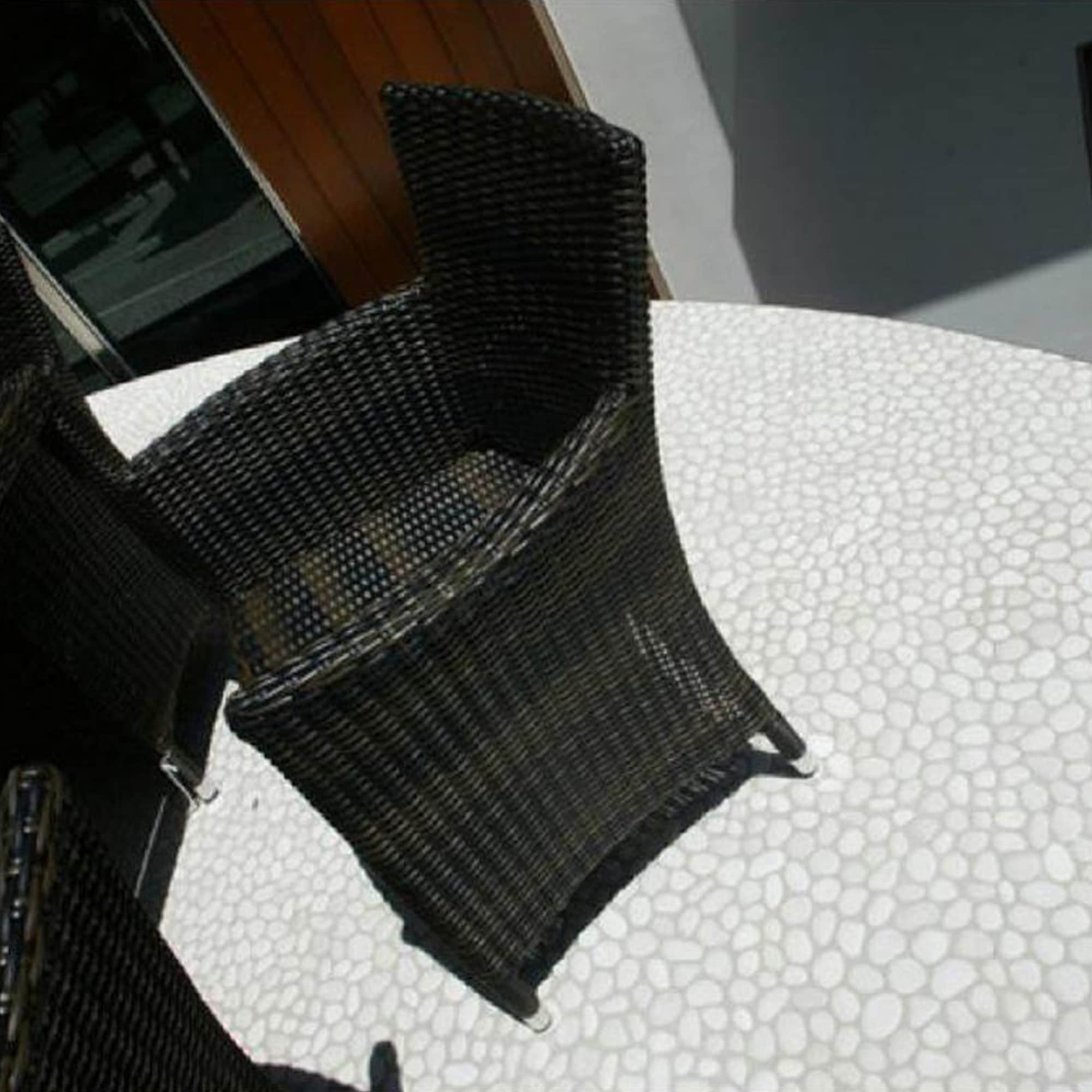 White Honed Natural Stone Pebble Mosaic Tile