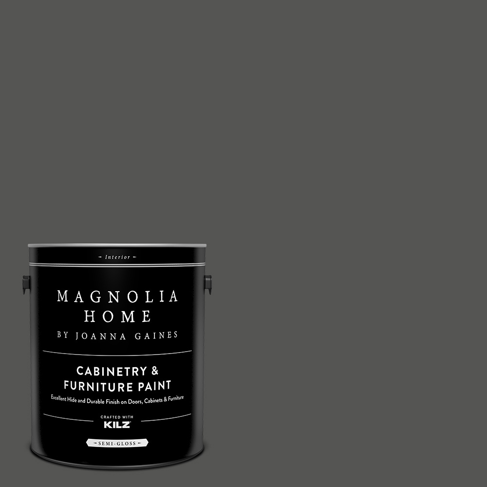 Magnolia Home MAG149-4082238  by Joanna Gaines Semi-gloss Prairie Smoke MAG149 Tintable Cabinet Furniture Paint Enamel ( 1-gallon )